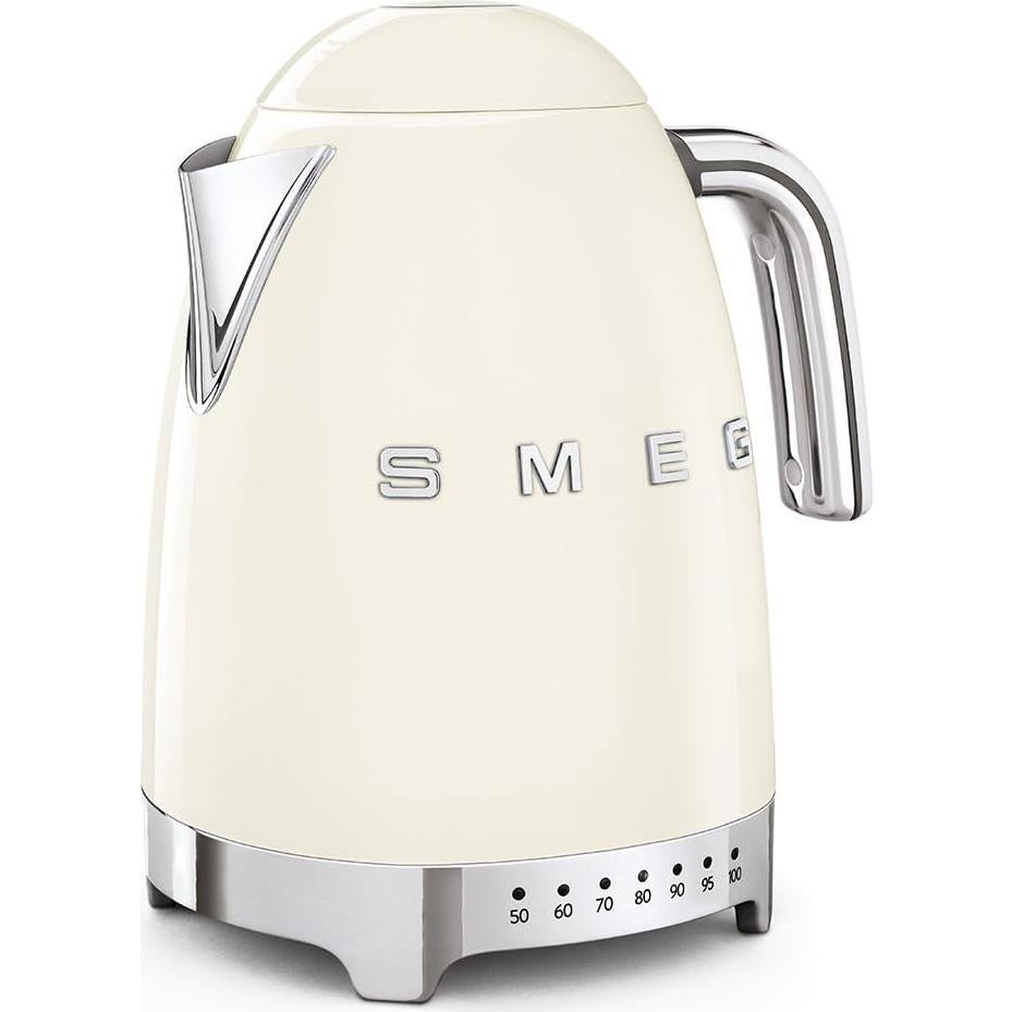Hervidor Eléctrico SMEG KLF04 Crema 7 Tazas Temperatura Variable