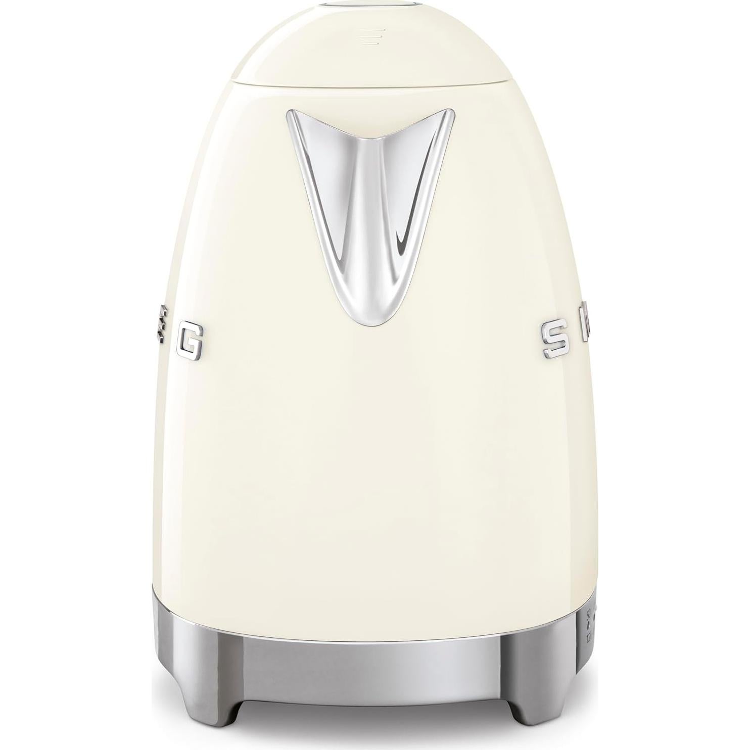 Hervidor Eléctrico SMEG KLF04 Crema 7 Tazas Temperatura Variable