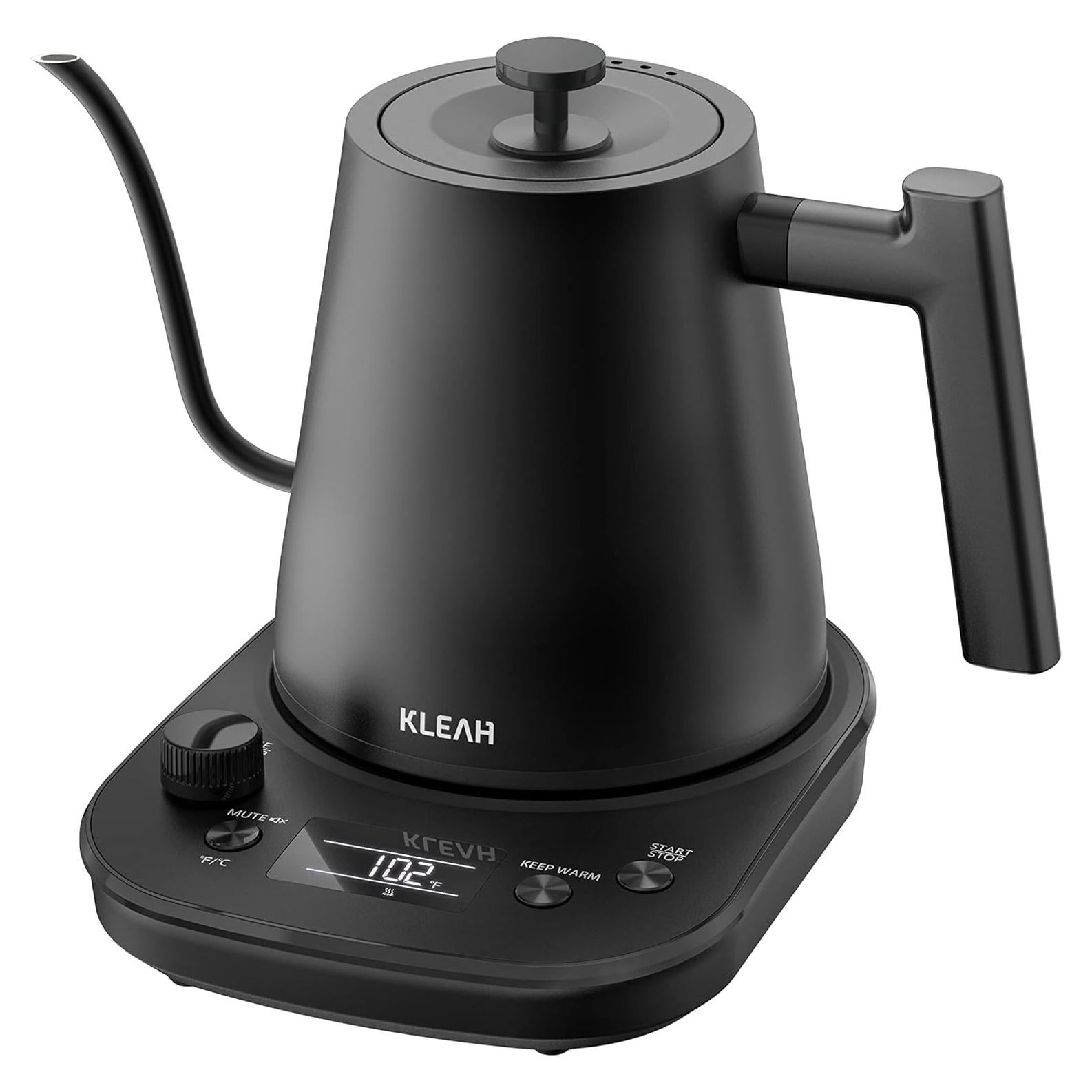 Hervidor Eléctrico KLEAH Cuello de Ganso 0.8L Control Temperatura