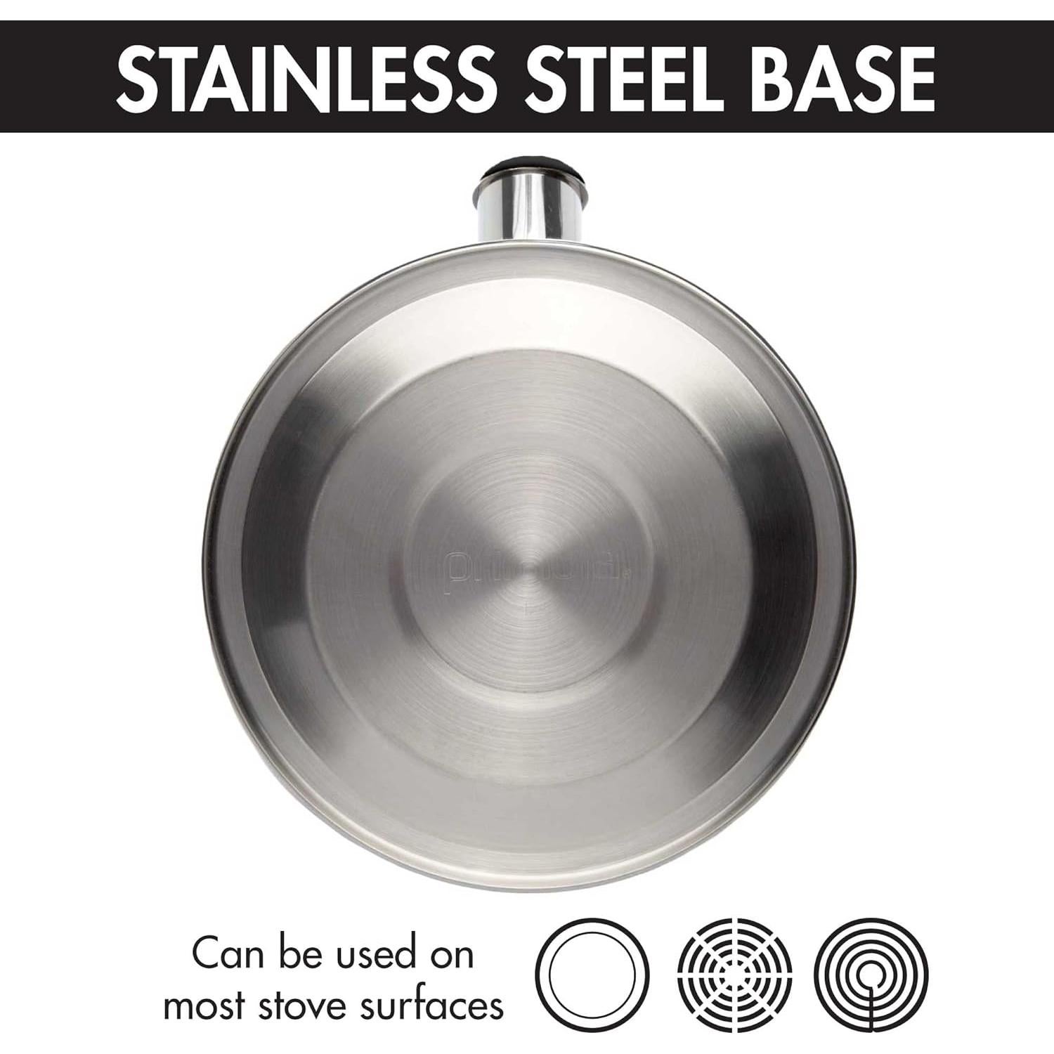 Hervidor de agua Primula Stewart 1.42L acero inoxidable silbante