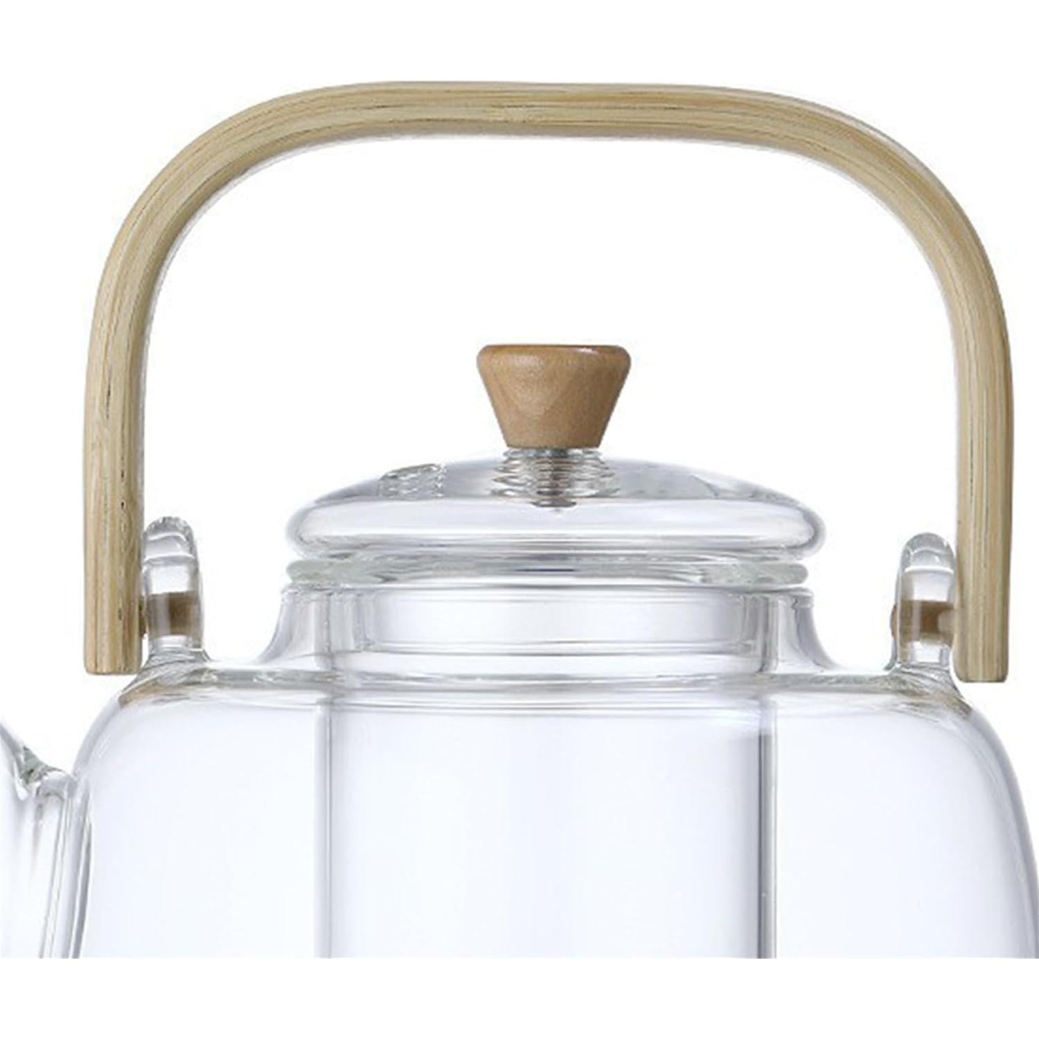 Tetera de Vidrio Borosilicato TUEQE 1000ml con Infusor