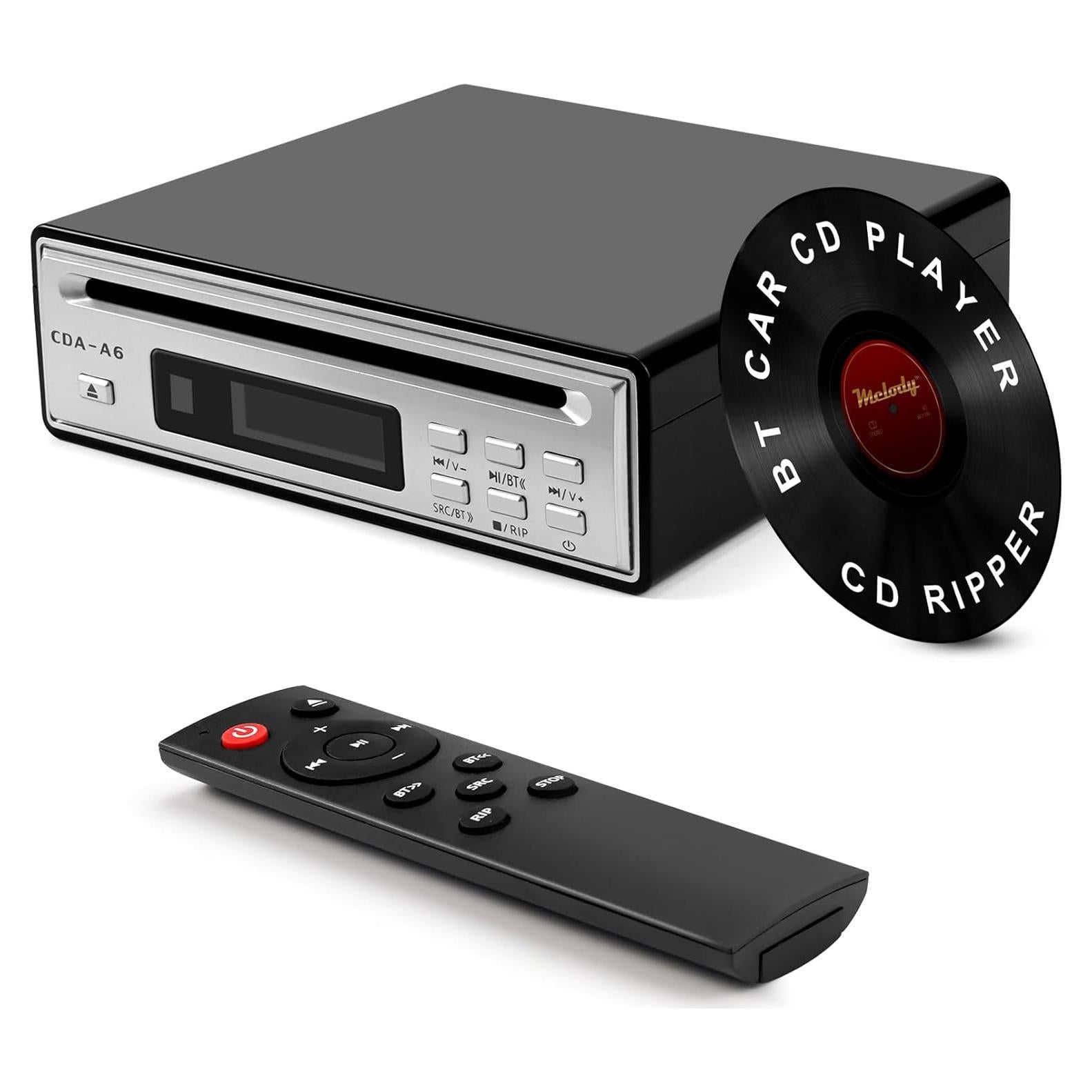 Reproductor de CD HiFi Tovlroy CDA-A6 con Bluetooth y USB