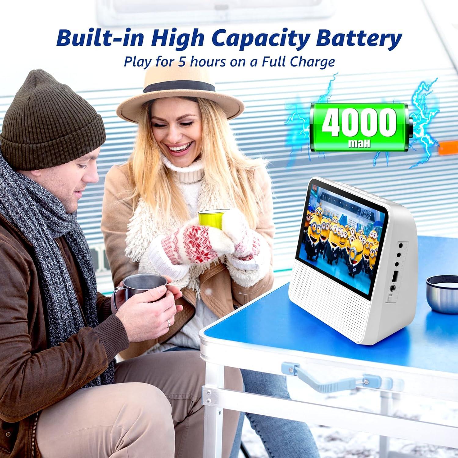 Reproductor DVD Portátil ROADOM 9.8" HD 1024x600 Batería 4000mAh