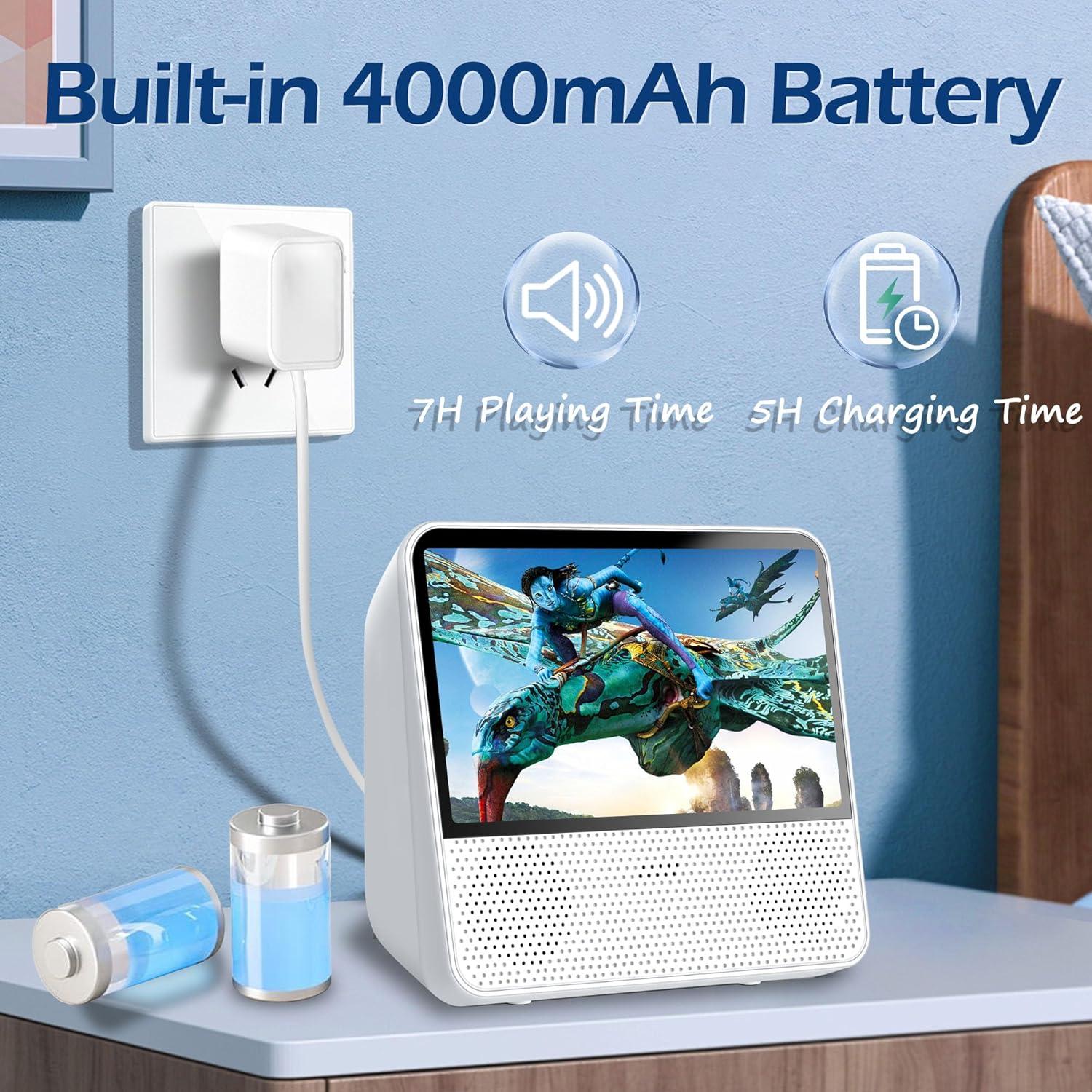 Reproductor DVD portátil SHIWAKOTO 9.8" Bluetooth 4000mAh