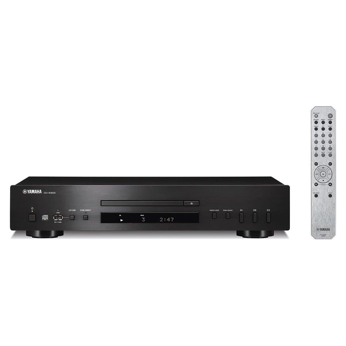 Reproductor de CD Yamaha CD-S303 USB 3.49 kg Negro