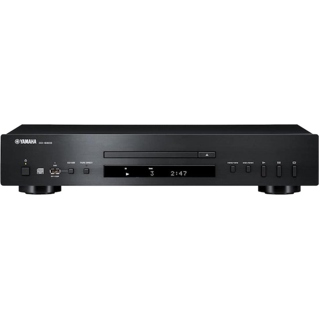 Reproductor de CD Yamaha CD-S303 USB 3.49 kg Negro