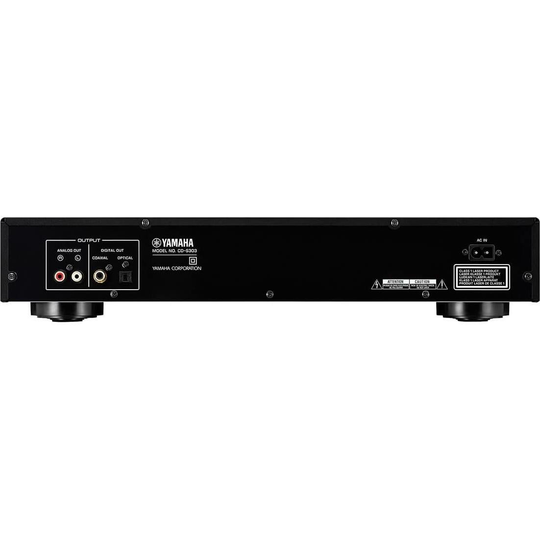 Reproductor de CD Yamaha CD-S303 USB 3.49 kg Negro