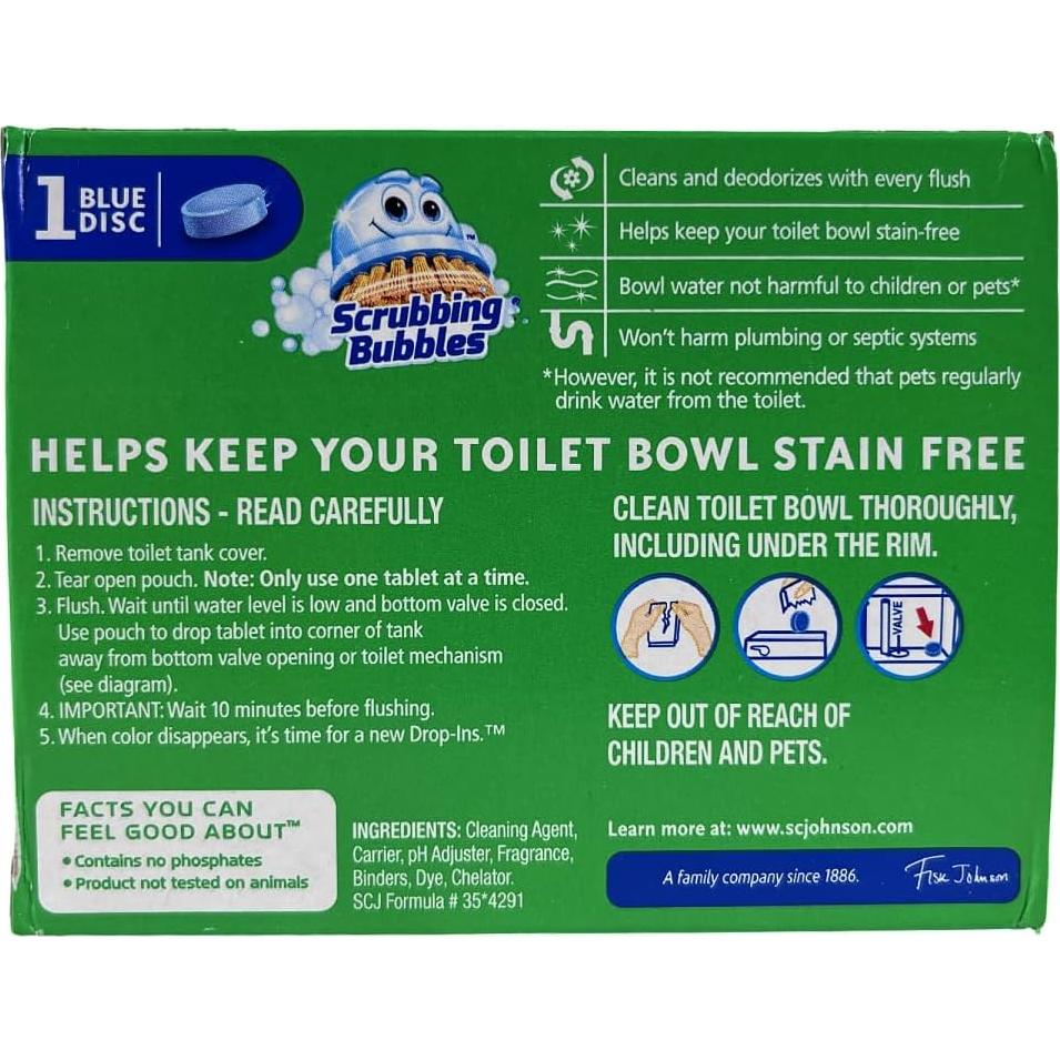 Limpiador Automático de Inodoro Vanish Drop-Ins 12 Unidades