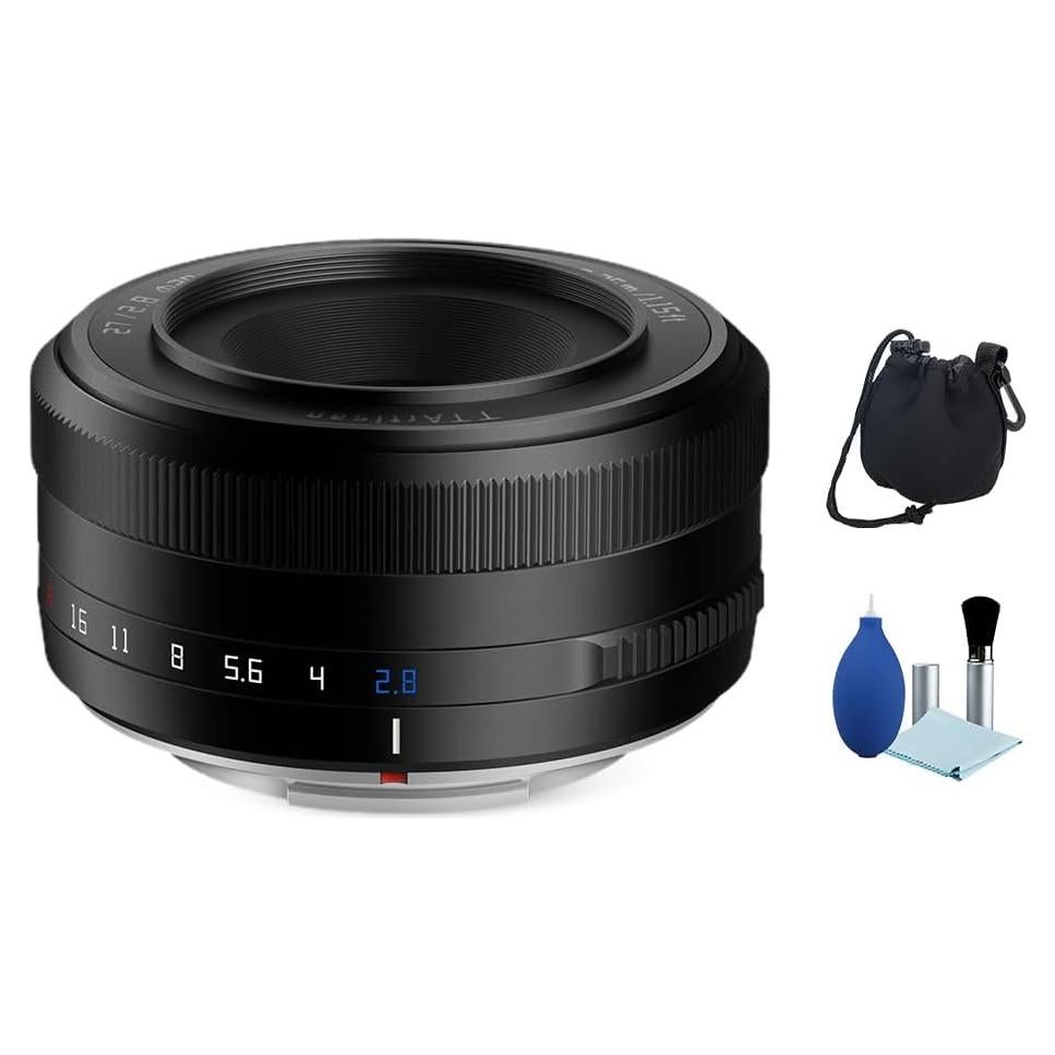 Lente Gran Angular Autofoco TTArtisan 27mm F2.8 para Fuji X
