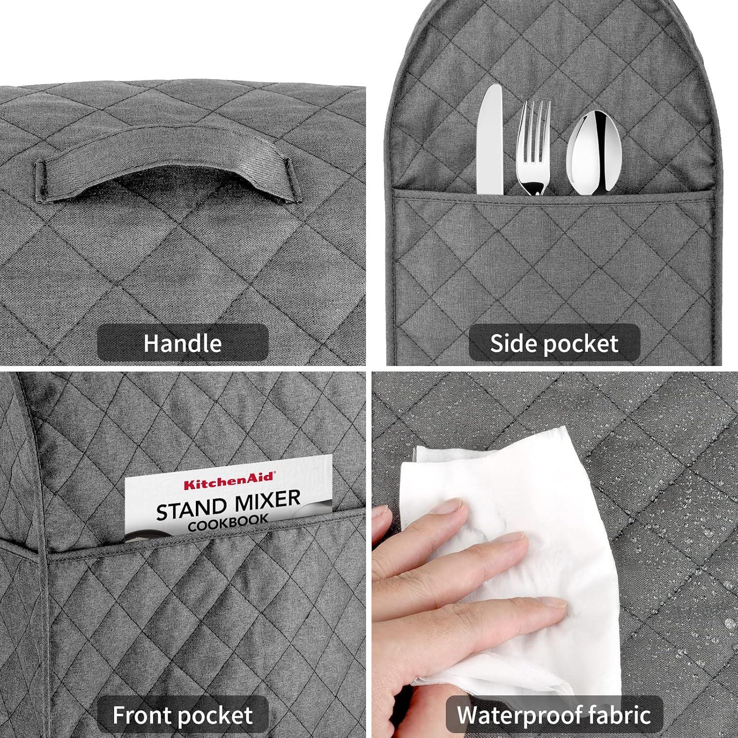 Cubierta para Batidora de Pie Zbeiur Gris 4.5-5 Cuartos