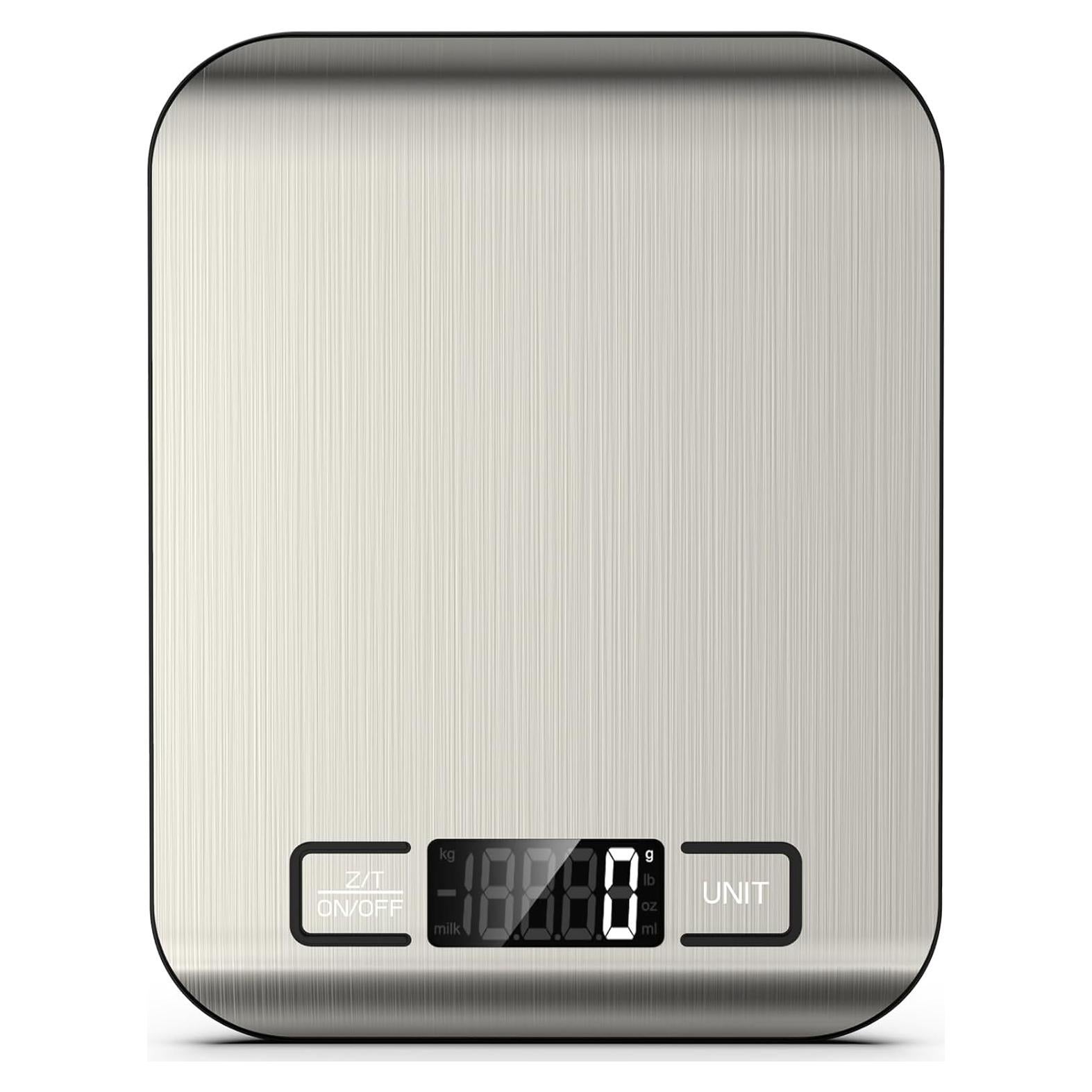 Balanza de Cocina Digital Mik-Nana 10 kg Plata LCD 6 Unidades