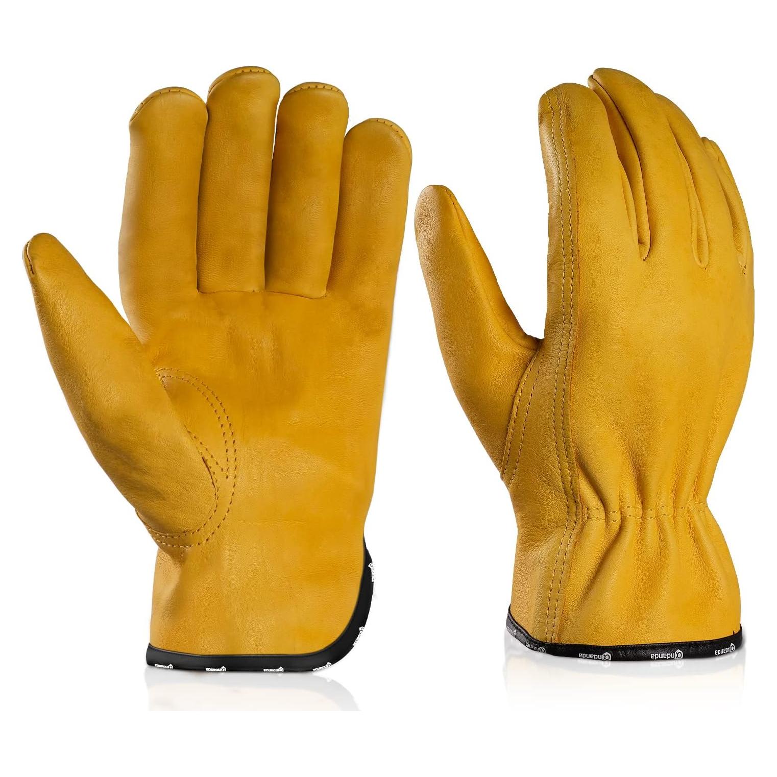 Guantes de Trabajo ANDANDA de Cuero Industrial Medianos