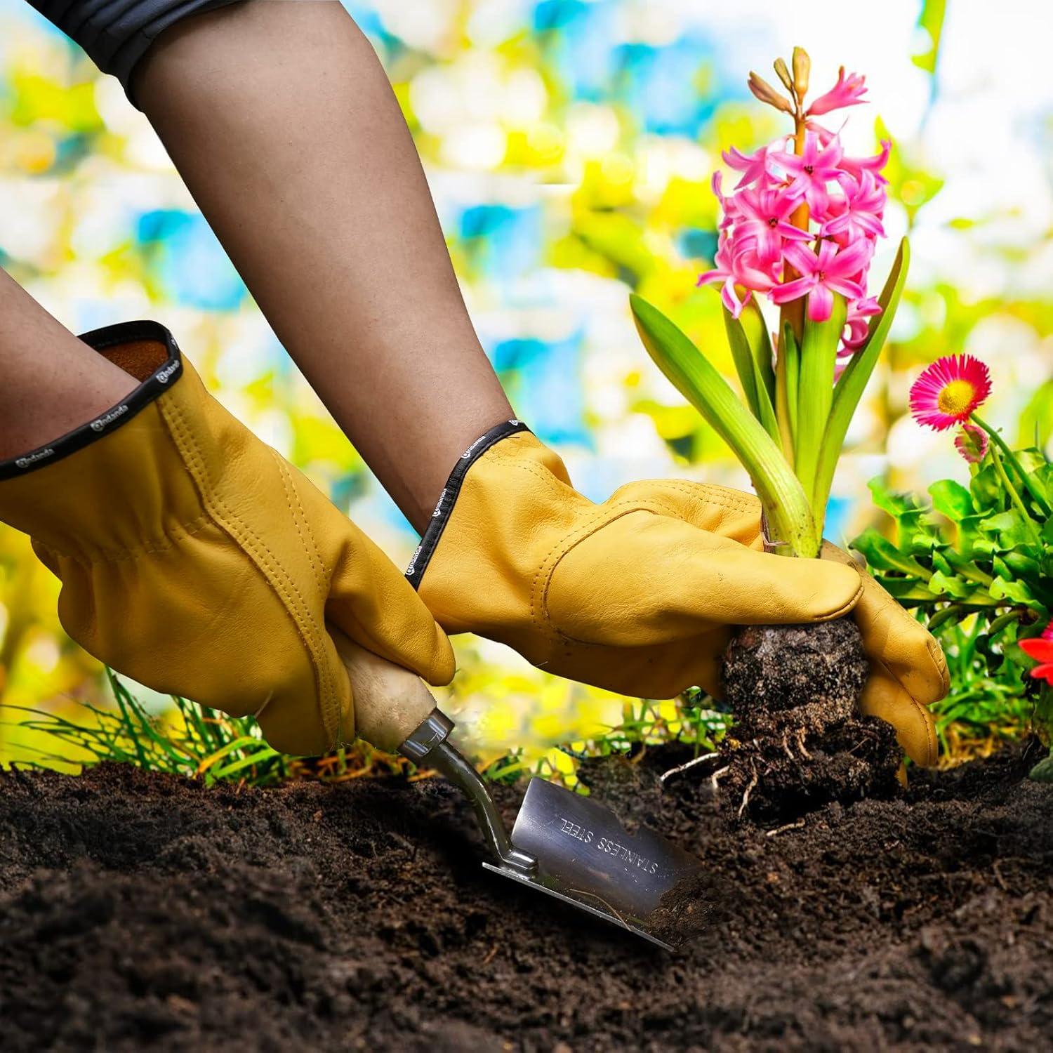 Guantes de Trabajo ANDANDA de Cuero Industrial Medianos