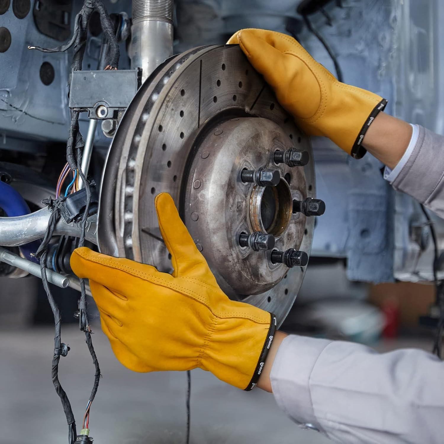 Guantes de Trabajo ANDANDA de Cuero Industrial Medianos