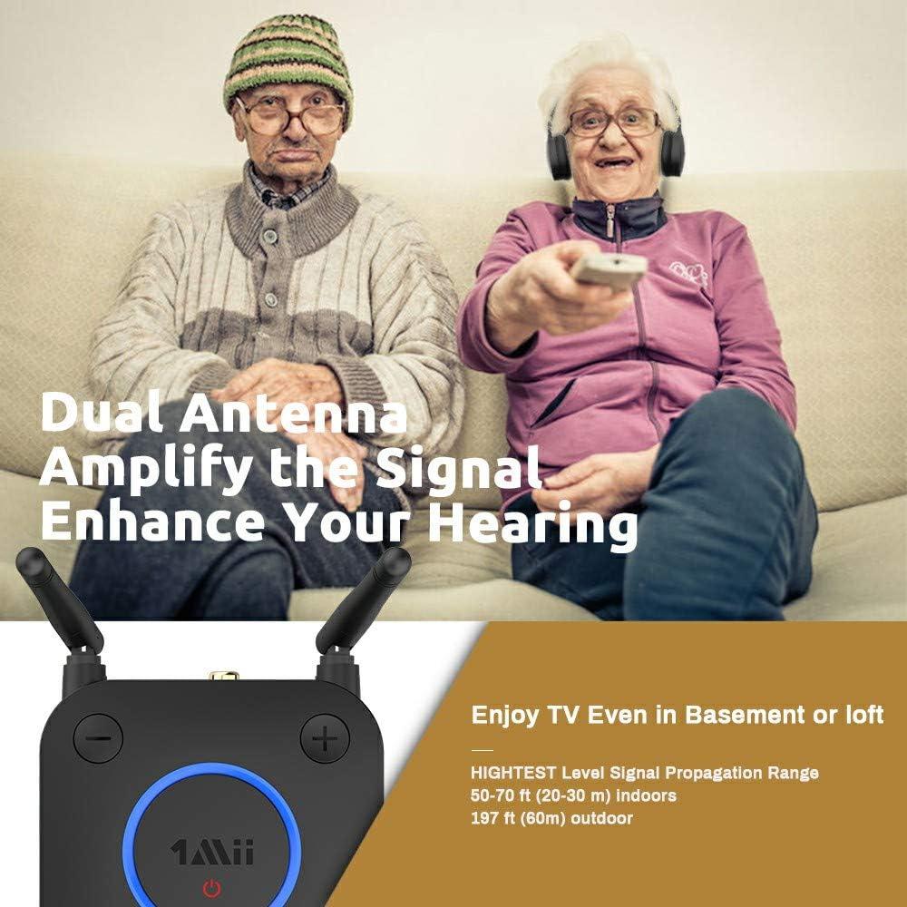 Transmisor Bluetooth 5.2 1Mii B06TX para TV y Audio Inalámbrico