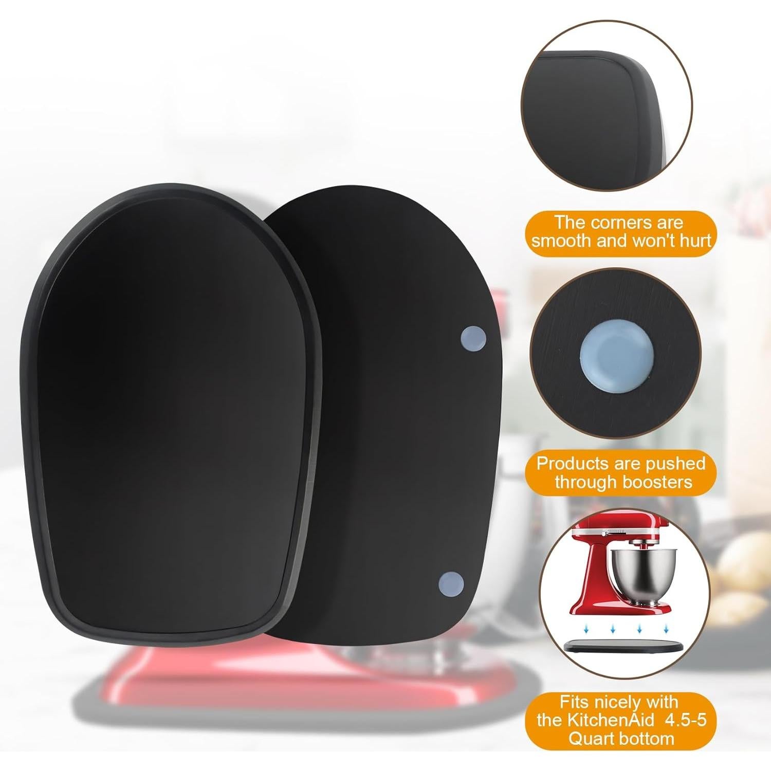 Tabla Deslizante de Bambú JAYOBGO para Batidora Kitchen Aid 4.5-5 Qt