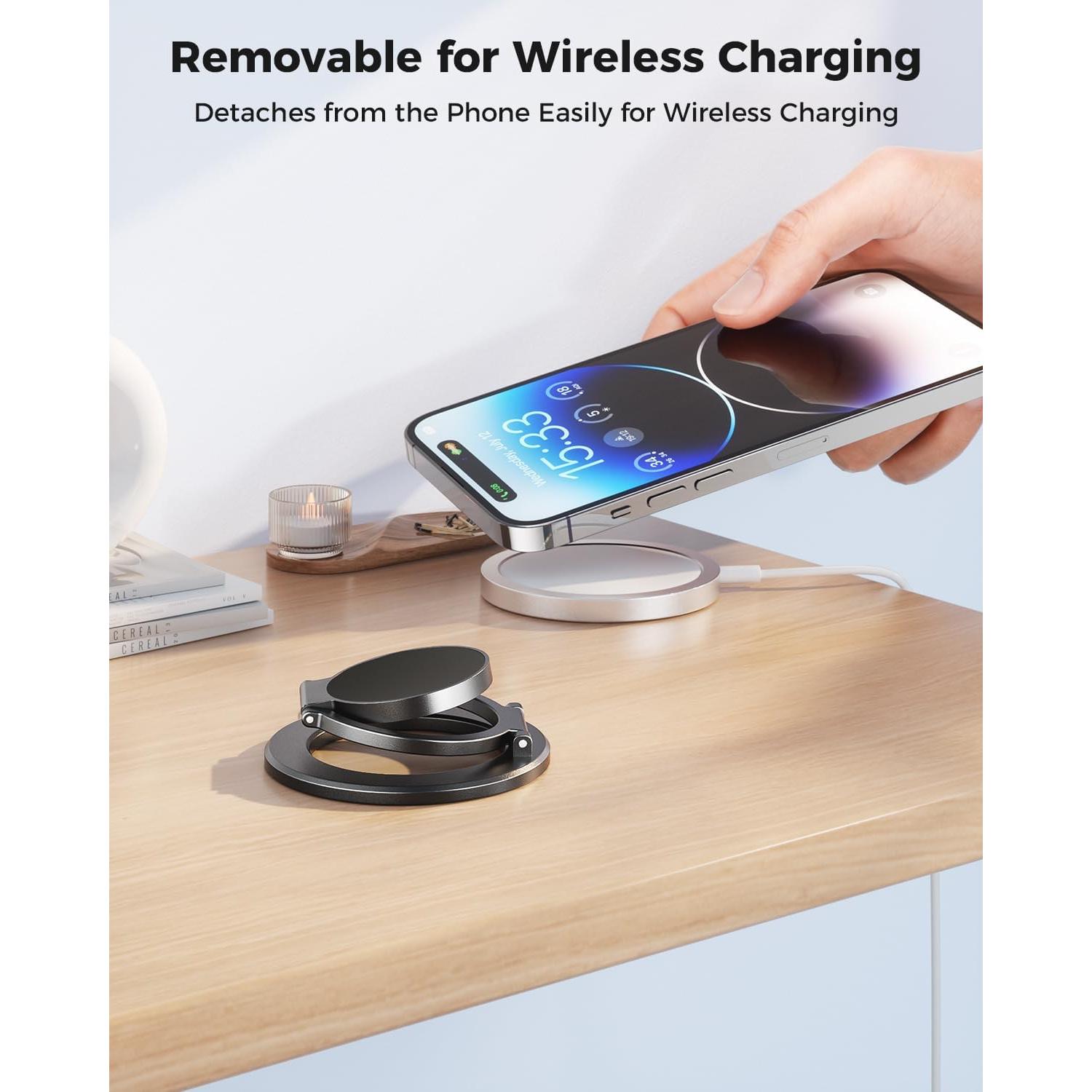 Soporte Magnético SUPERONE MagSafe Doble Cara para iPhone