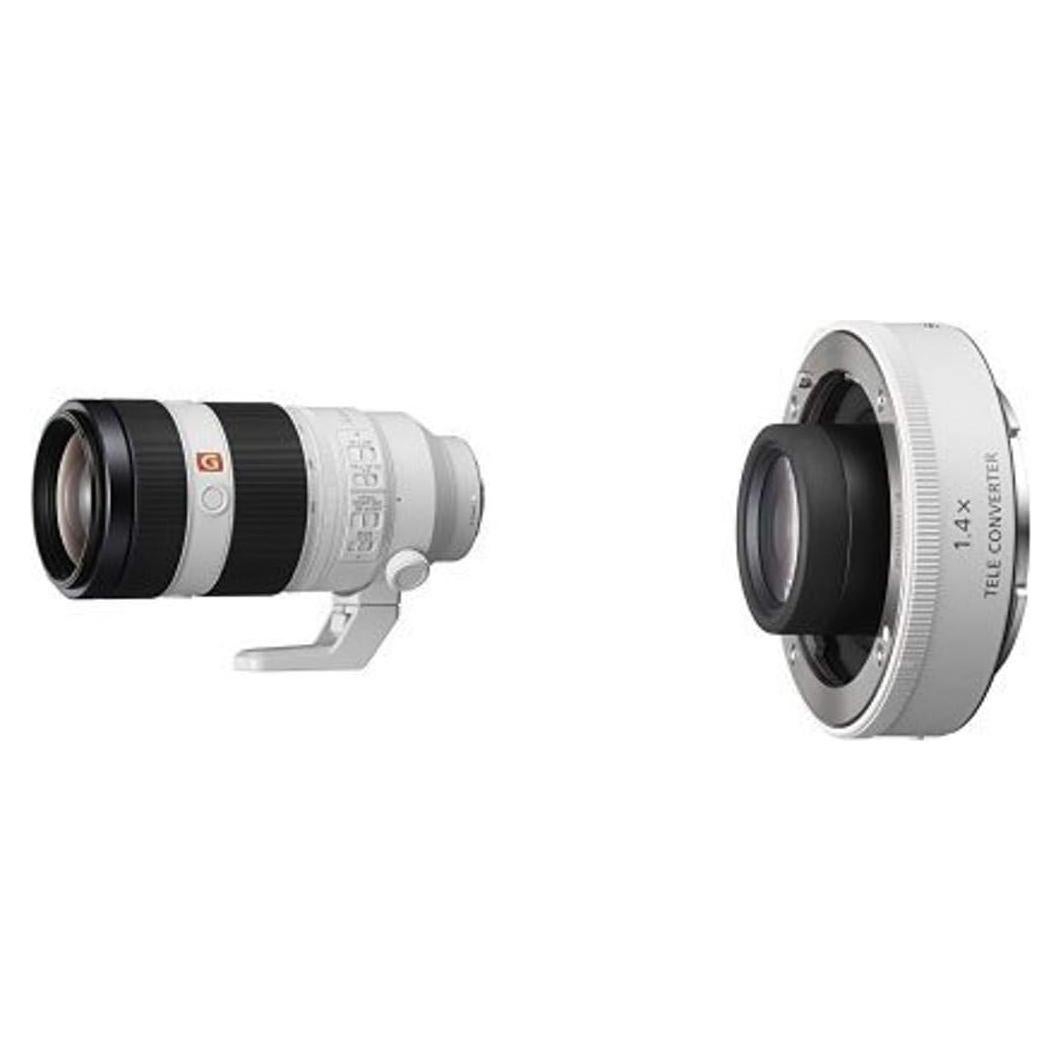 Lente Sony FE 100-400mm F4.5-5.6 GM OSS + Teleconvertidor 1.4x