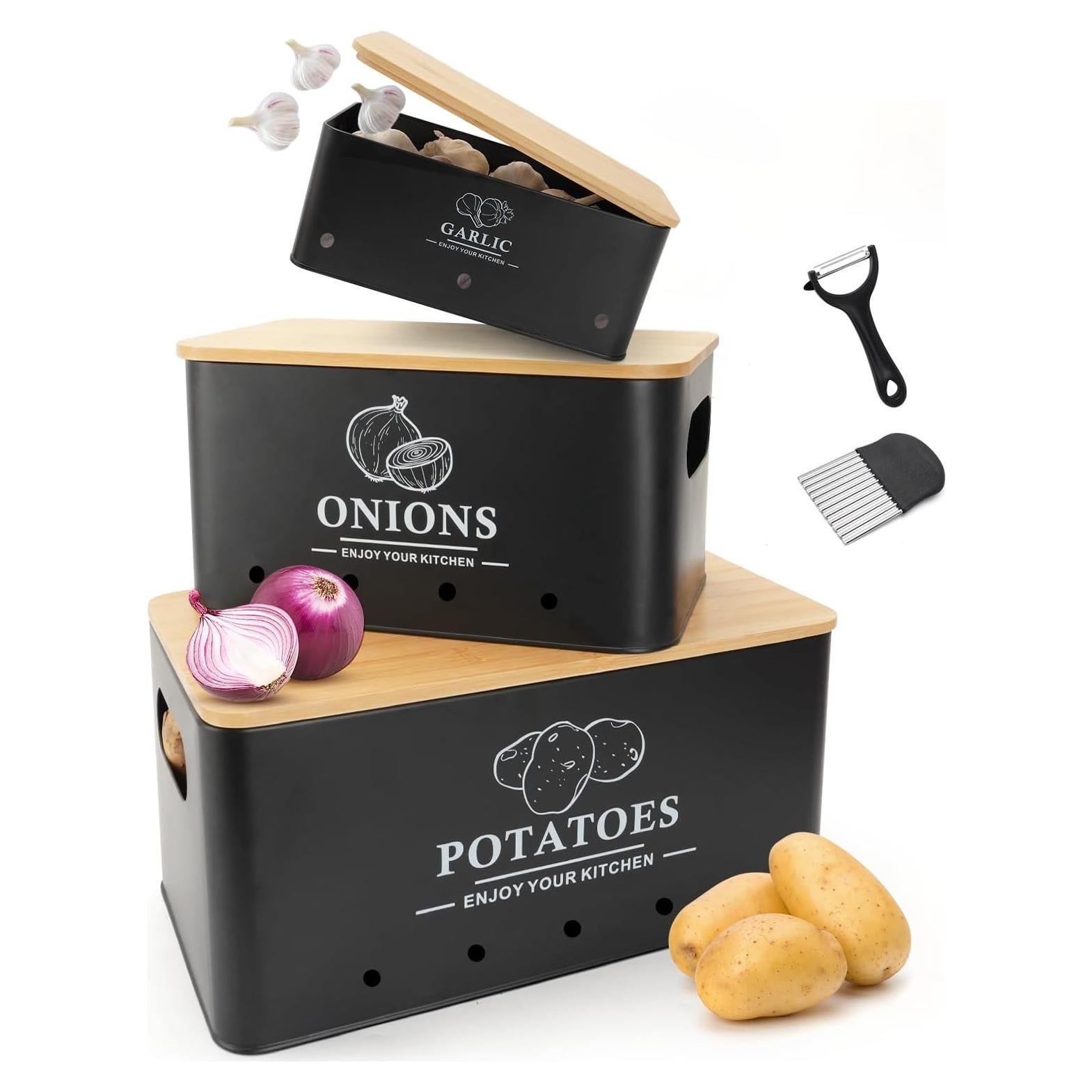 Juego de Almacenamiento de Verduras Dekosilave - 3 Contenedores