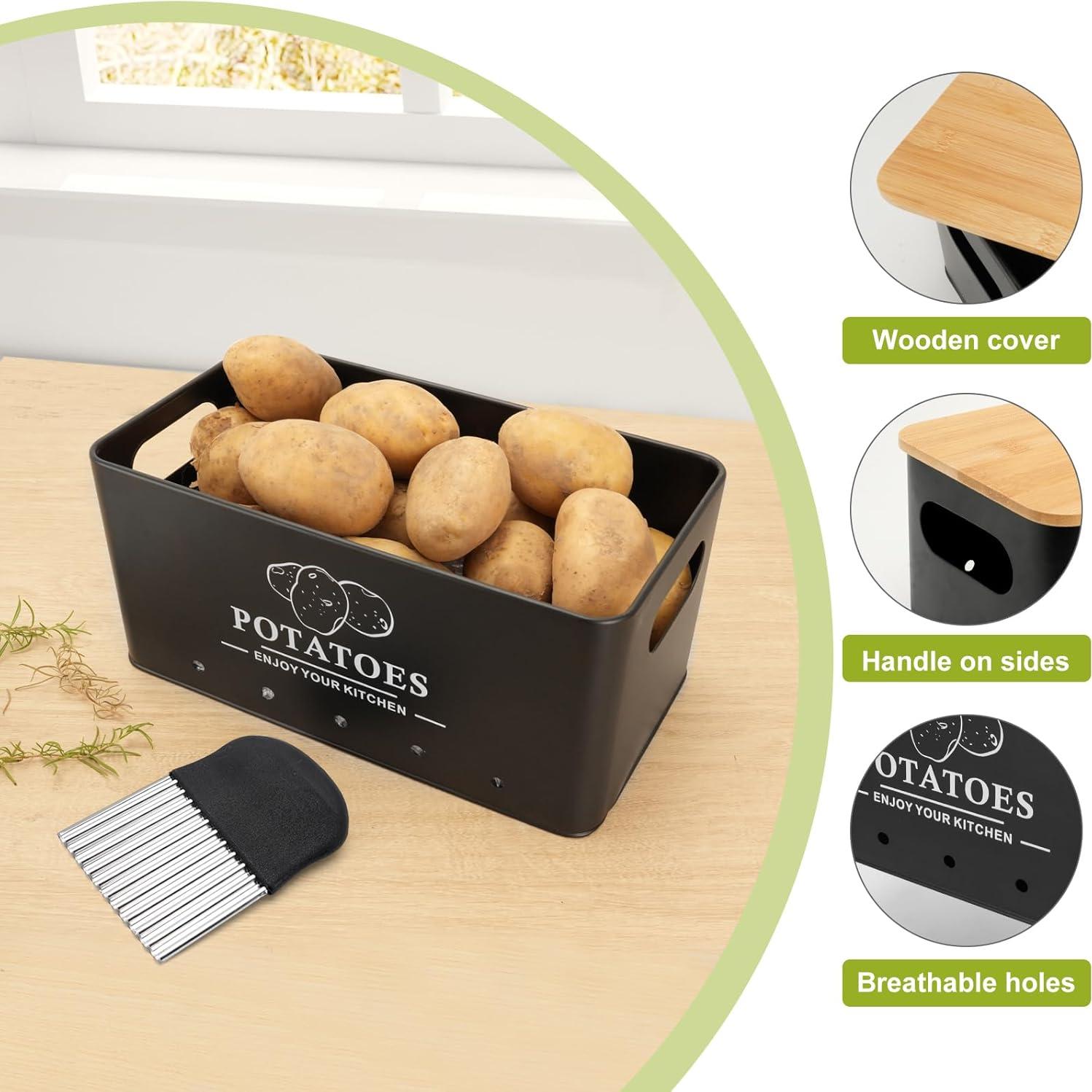 Juego de Almacenamiento de Verduras Dekosilave - 3 Contenedores