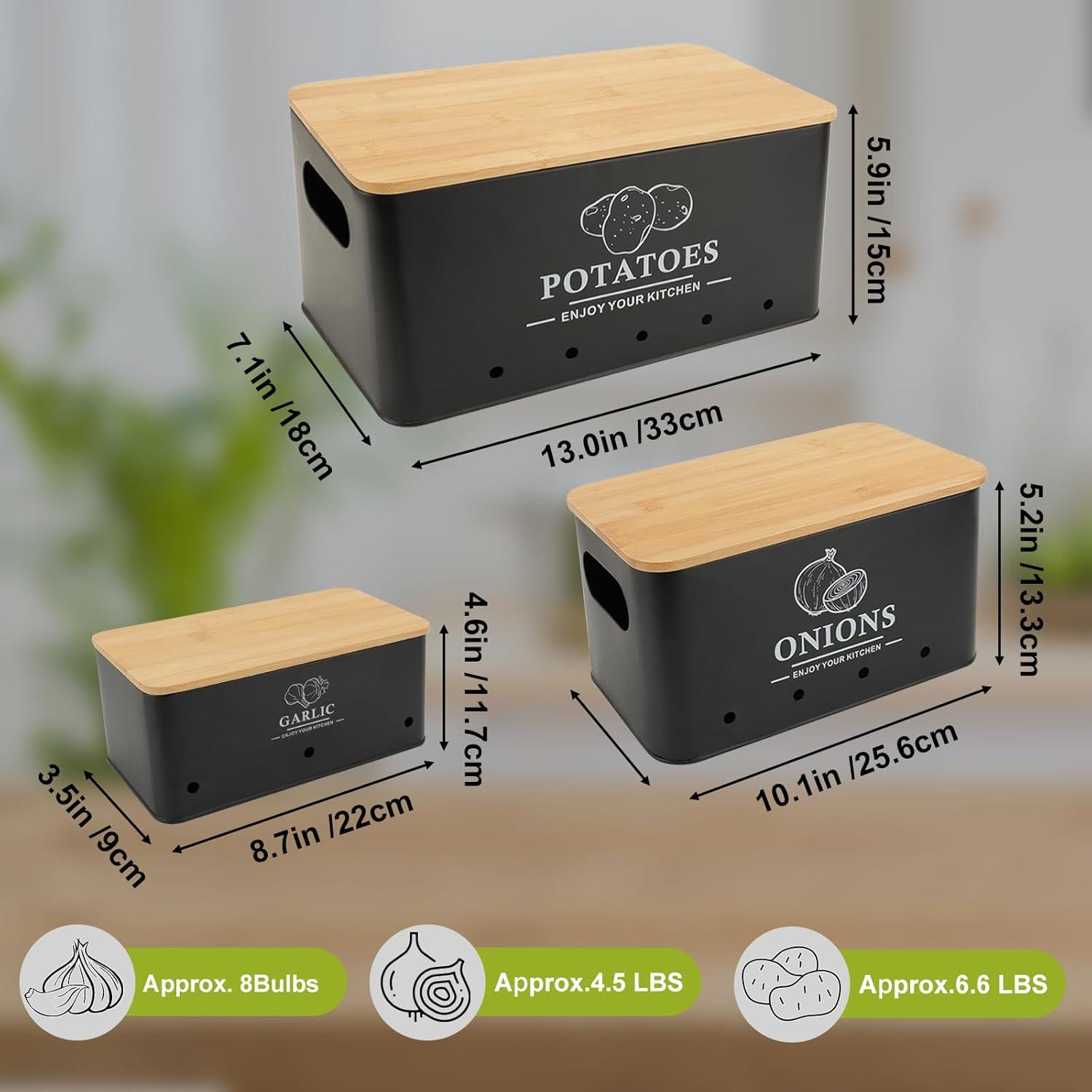 Juego de Almacenamiento de Verduras Dekosilave - 3 Contenedores