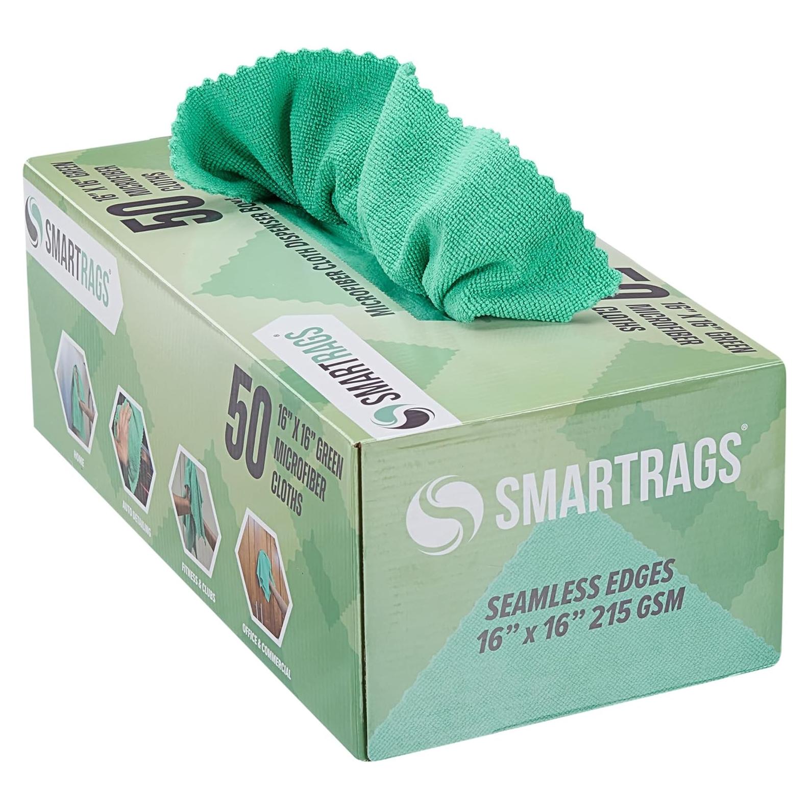 Trapos de Microfibra Arkwright - Paquete de 50 Verde 40x40 cm