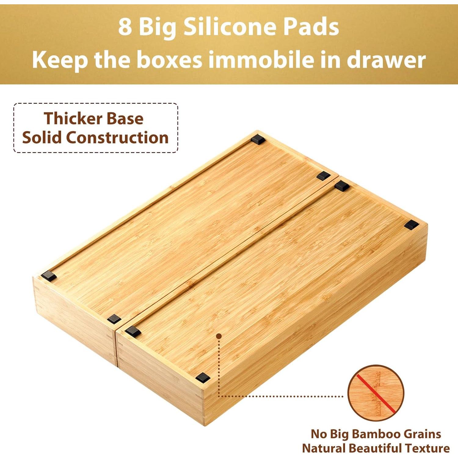 Organizador de Utensilios de Cocina Umilife - Juego de 2, 43x15x6.4cm