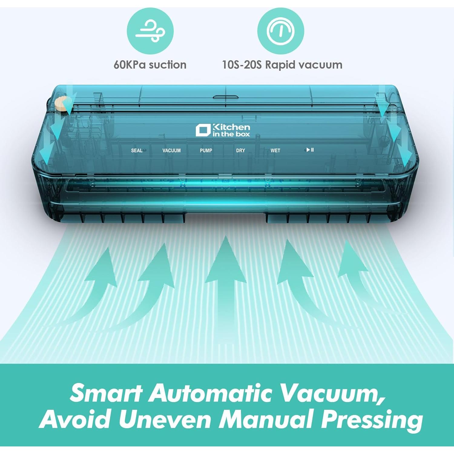 Selladora de Vacío Inteligente Cocina en la Caja VS2035 120W