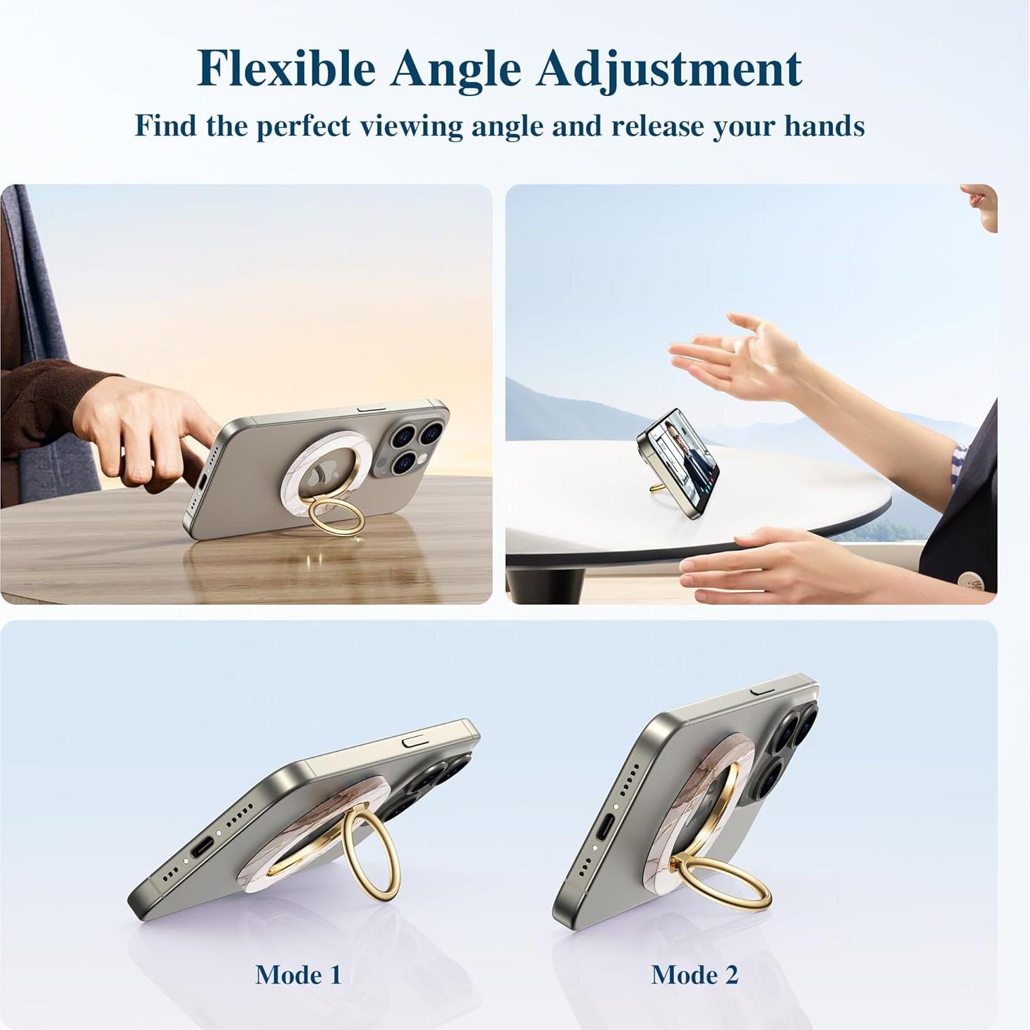 Soporte Magnético GVIEWIN para Teléfono MagSafe 360° Beige