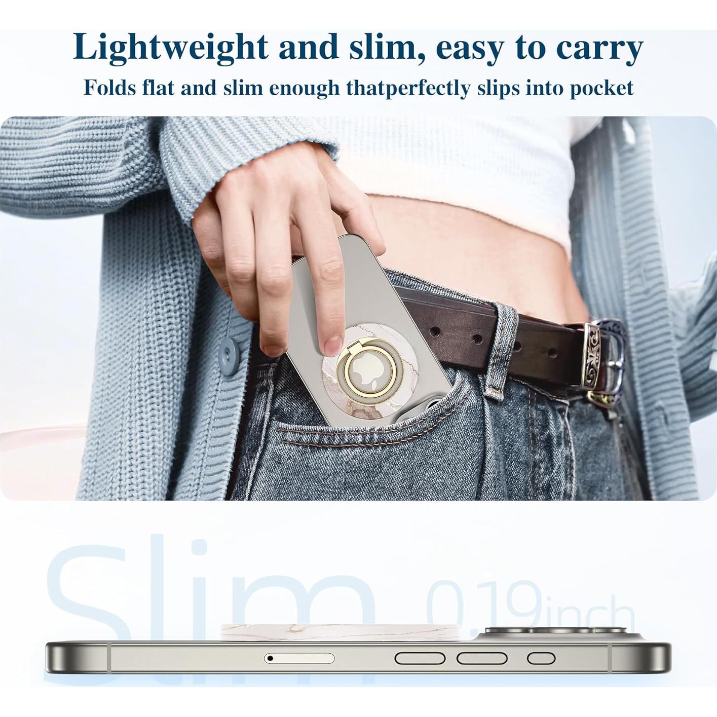 Soporte Magnético GVIEWIN para Teléfono MagSafe 360° Beige