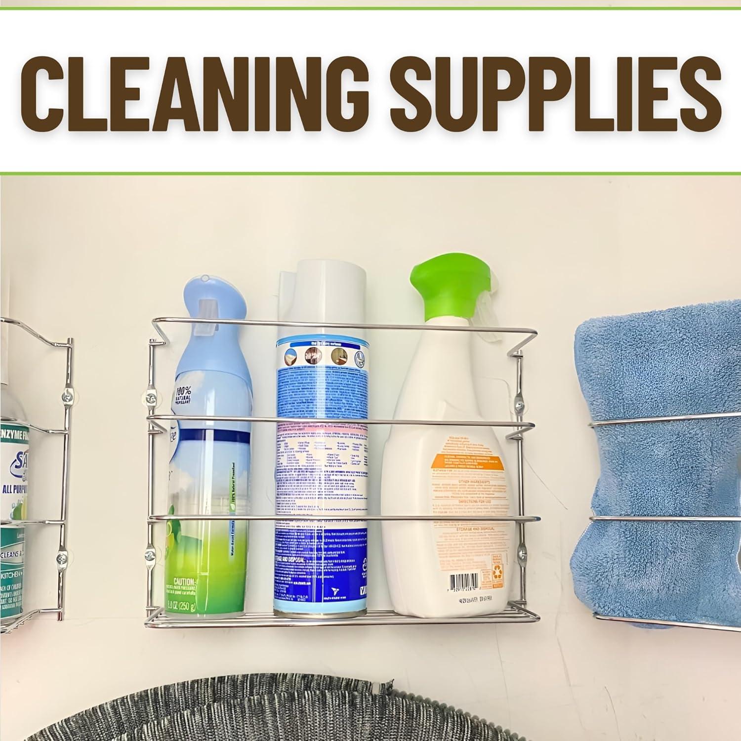 Organizador de Envolturas de Cocina Evelots - 4 Unidades - Metal Blanco