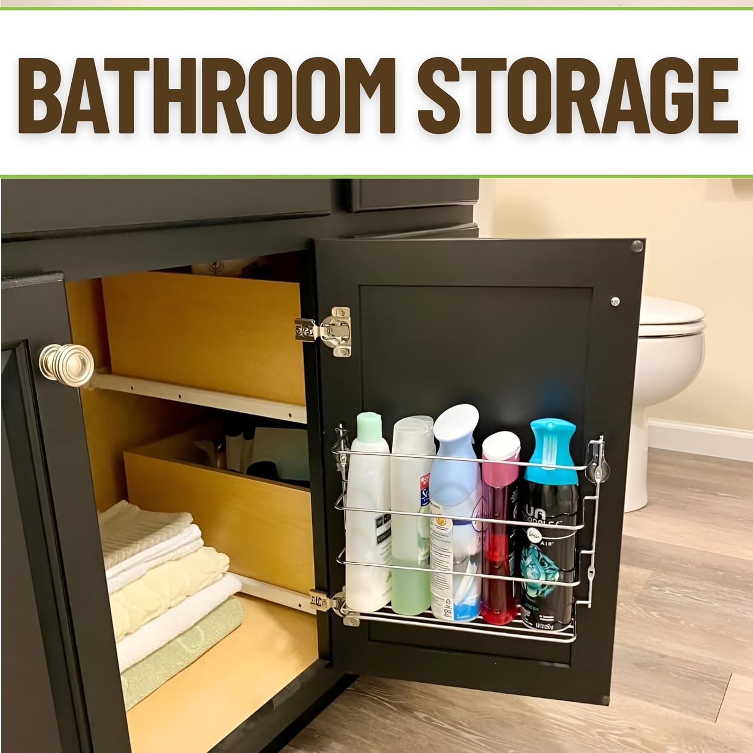 Organizador de Envolturas de Cocina Evelots - 4 Unidades - Metal Blanco