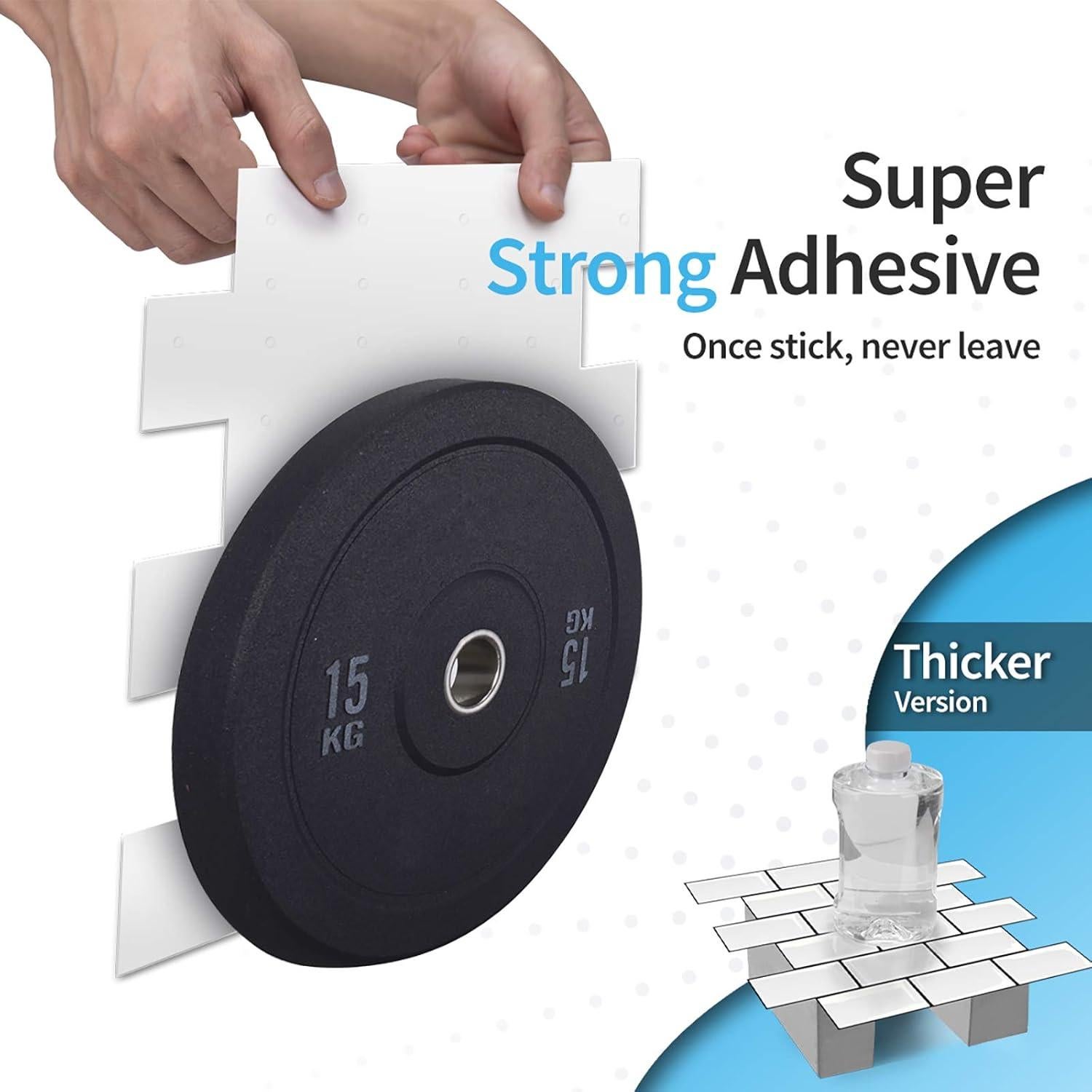 Azulejo Autoadhesivo Art3d Blanco Subway 10 Piezas 30.48cm