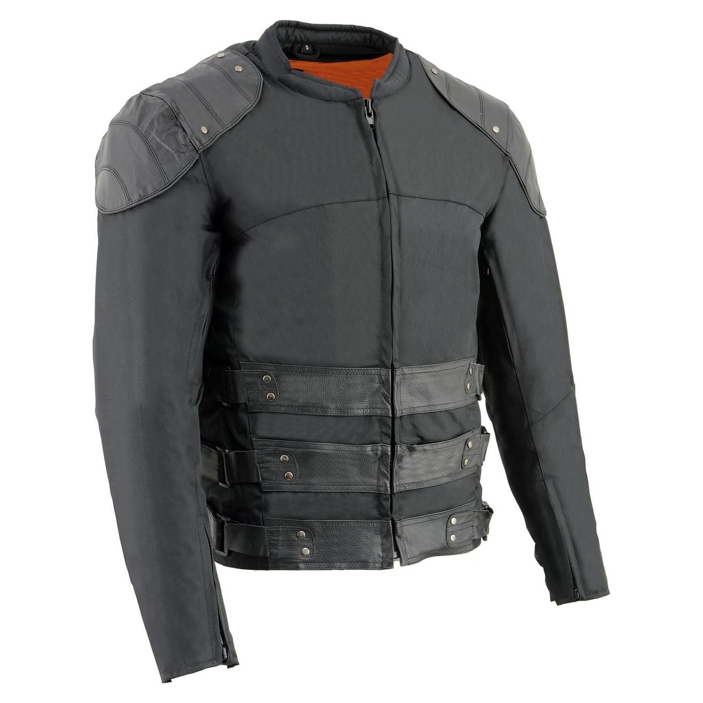 Chaqueta de Cuero y Textil Milwaukee MPM1755 para Hombre