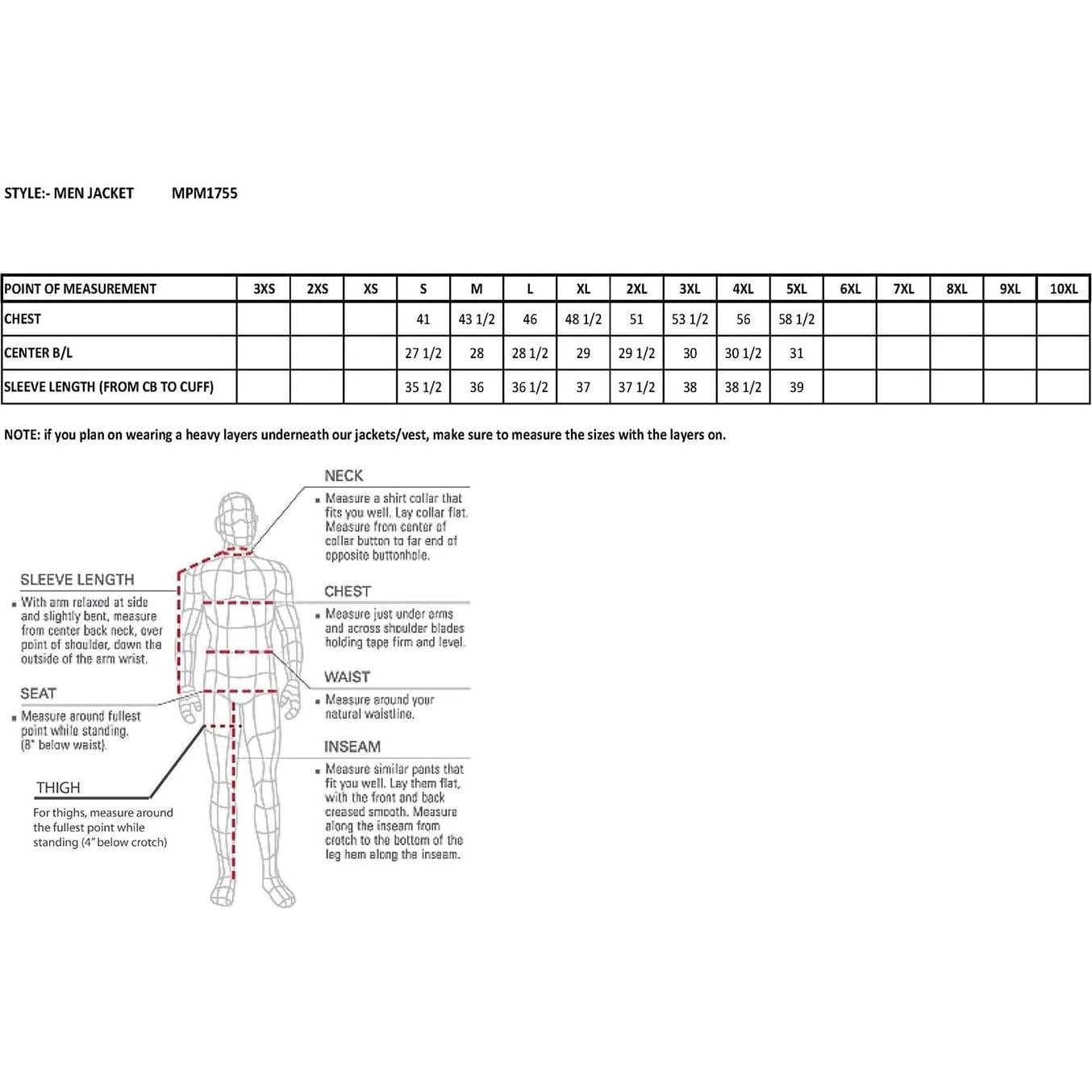 Chaqueta de Cuero y Textil Milwaukee MPM1755 para Hombre