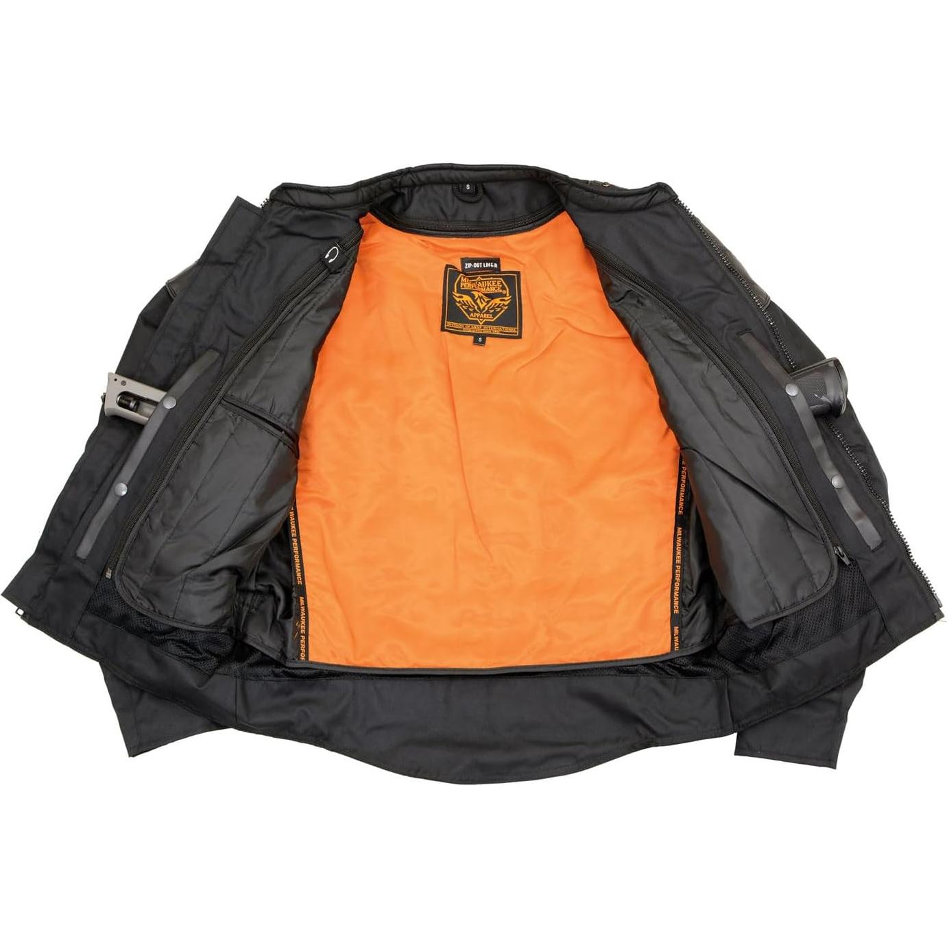 Chaqueta de Cuero y Textil Milwaukee MPM1755 para Hombre