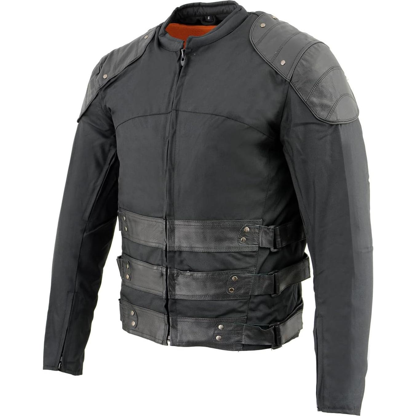 Chaqueta de Cuero y Textil Milwaukee MPM1755 para Hombre