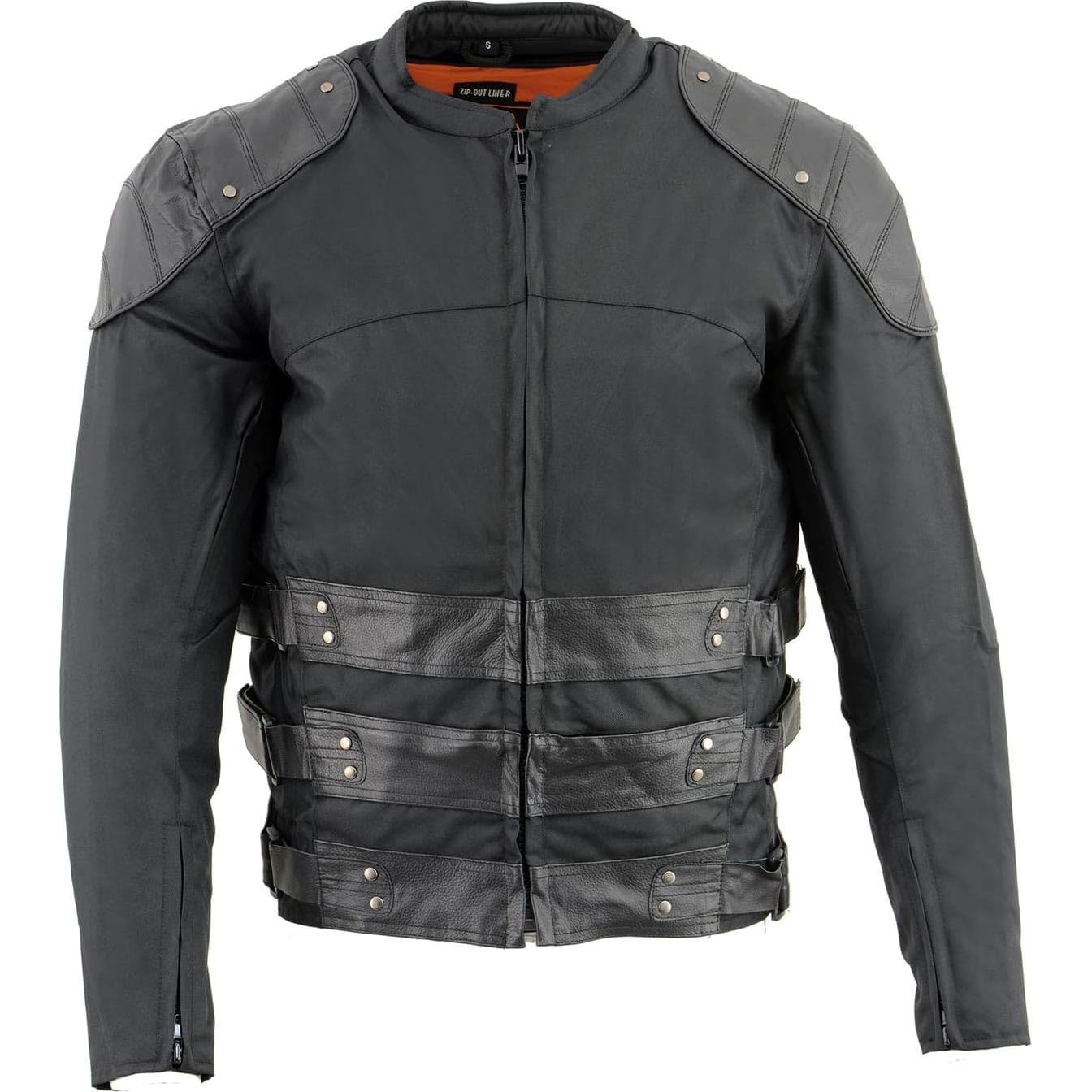 Chaqueta de Cuero y Textil Milwaukee MPM1755 para Hombre