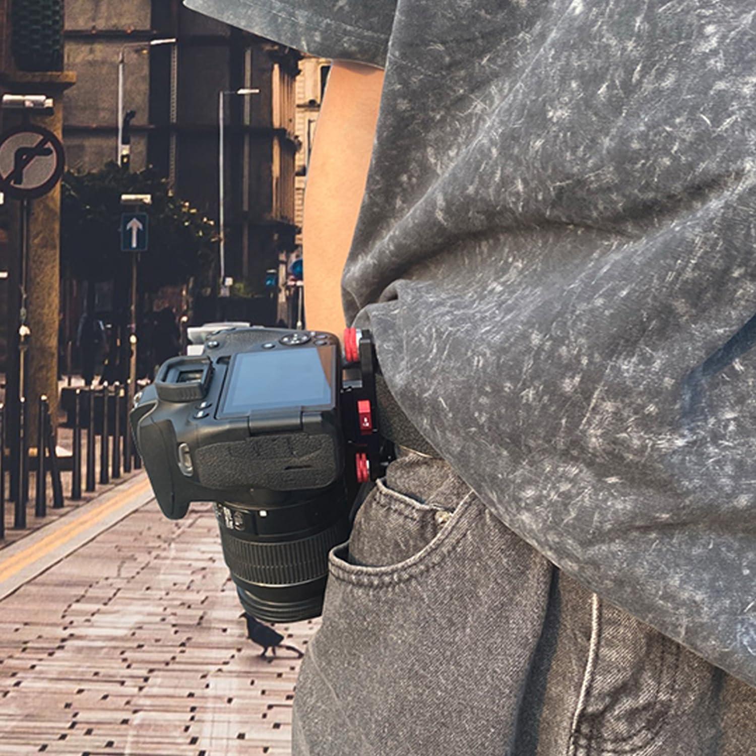 Soporte de Montaje para Cámara SFFRY SF-48 Rojo Antivibración