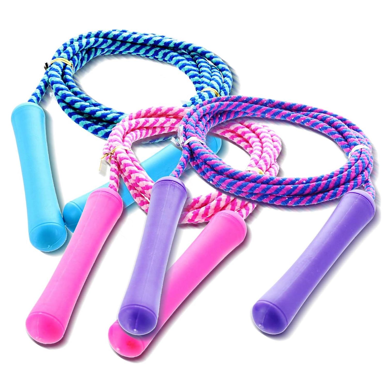 Cuerda de Salto Ajustable GiftExpress 2.24m - Paquete de 3 Colores