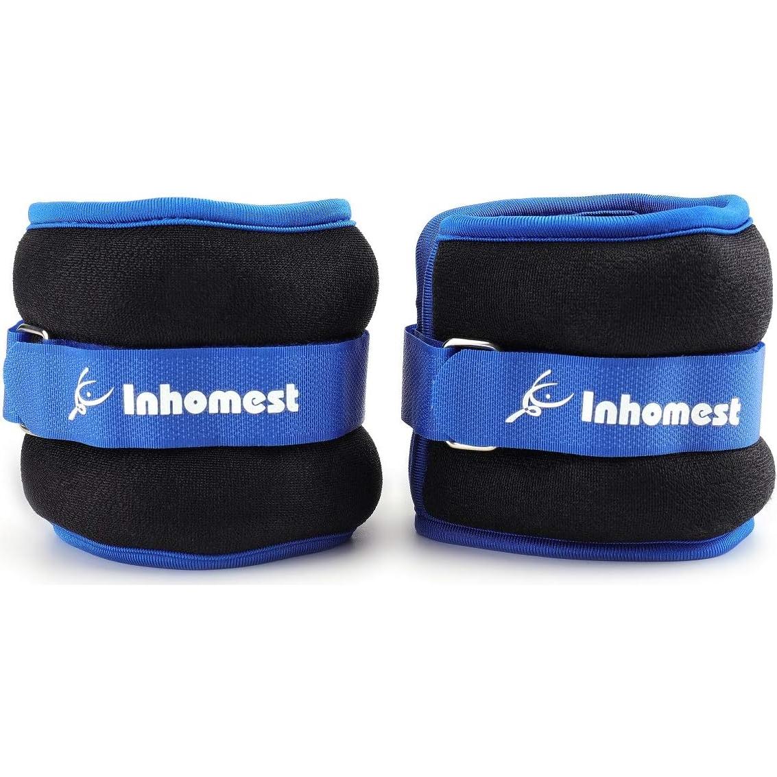 Pesas de Tobillo Inhomest 1 Par 4LB (2LB cada uno) Neopreno