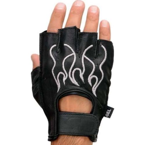 Guantes de motocicleta Milwaukee Leather SH198 sin dedos - X-Pequeño