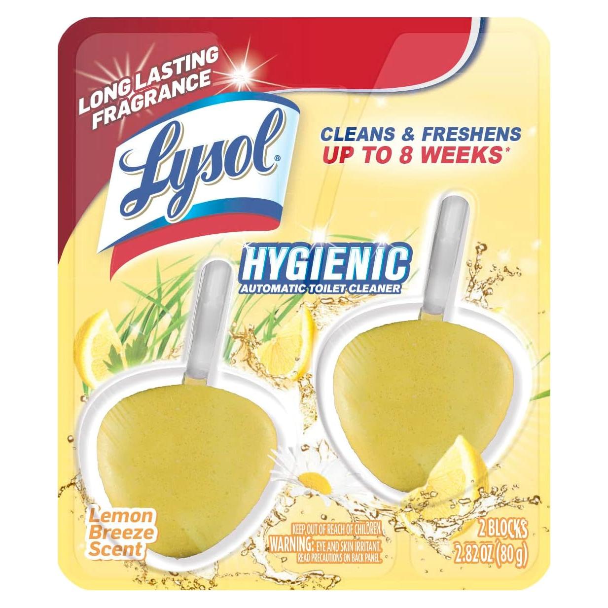 Limpiador Automático de Inodoro Lysol, Aroma a Limón, 8 Unidades