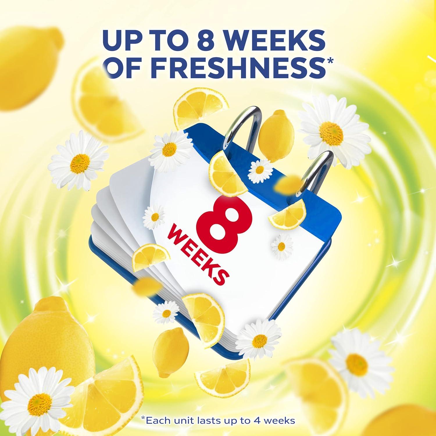 Limpiador Automático de Inodoro Lysol, Aroma a Limón, 8 Unidades