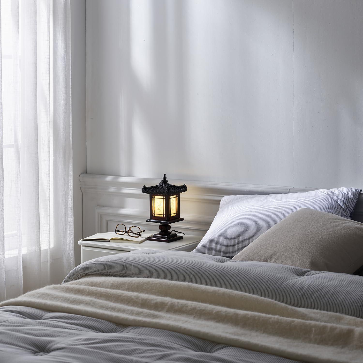 Lámpara de Madera Hecha a Mano Antique Alive 32cm Pabellón