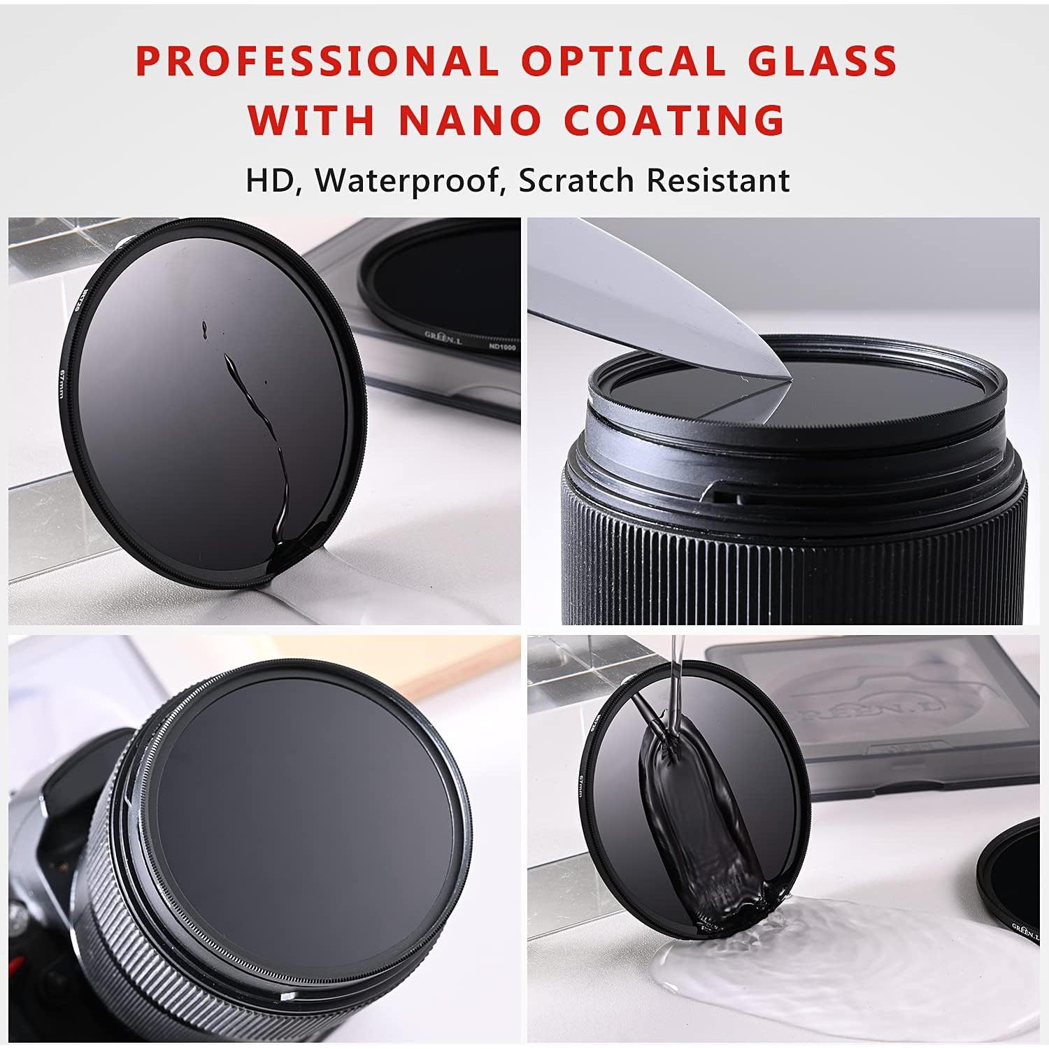 Filtro Infrarrojo 25mm GREEN.L IR 760nm para Cámara