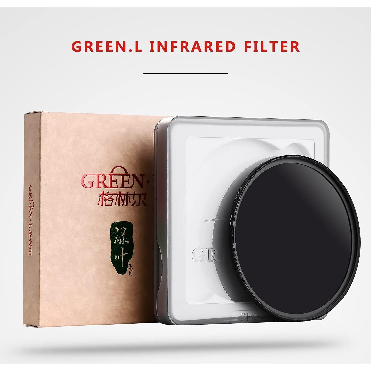 Filtro Infrarrojo 25mm GREEN.L IR 760nm para Cámara