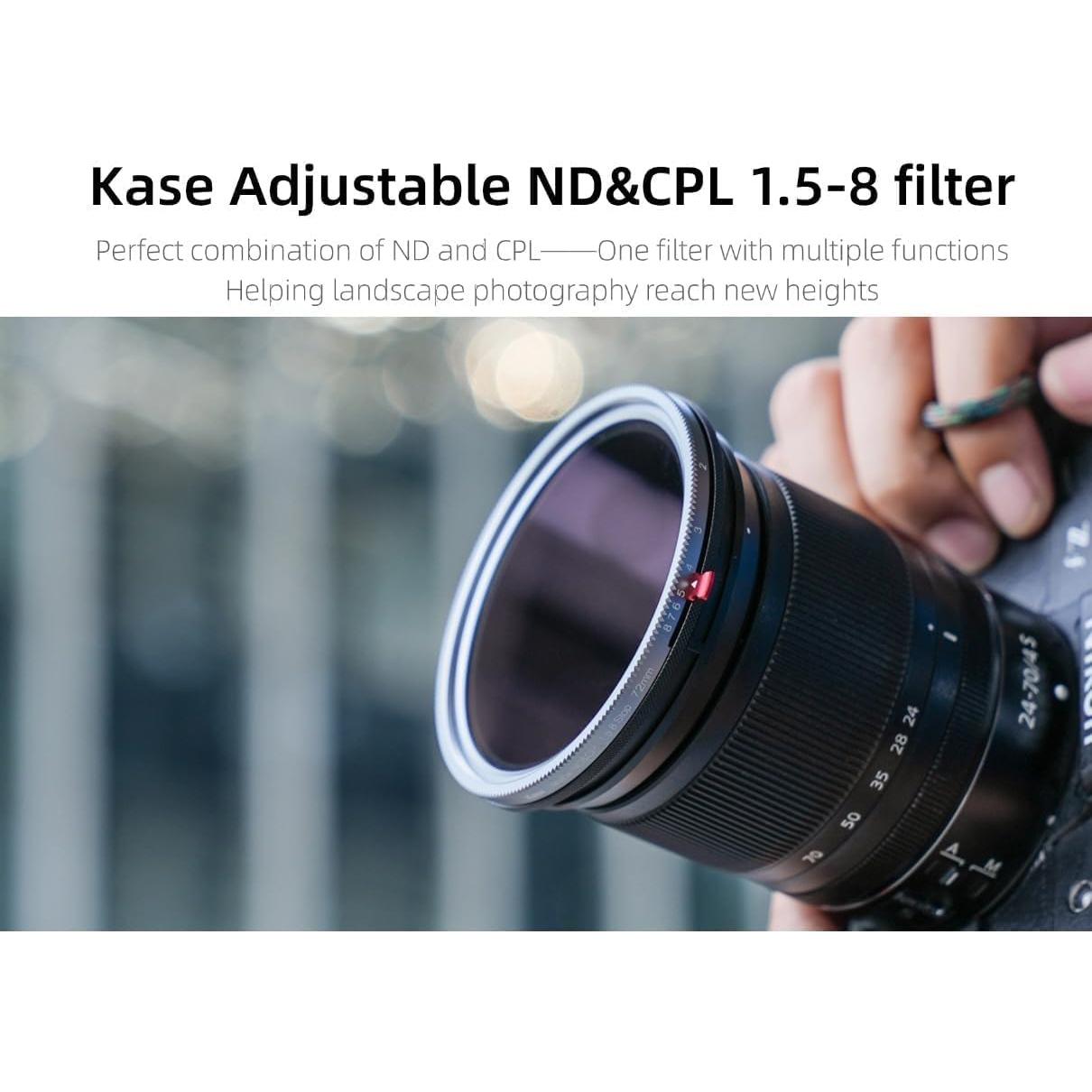 Filtro Kase CPL/ND Combo 39mm para Fujifilm X-E5