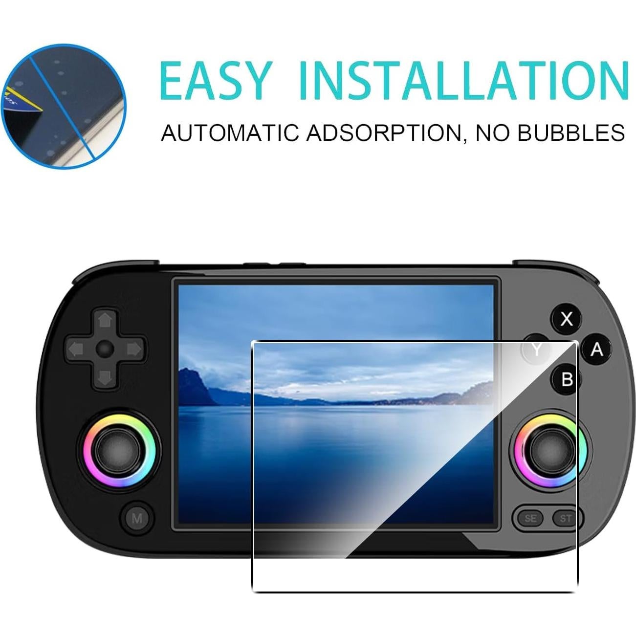 Protector de Pantalla Vidrio Templado Natbok para Anbernic RG40XX H - 2 Unidades