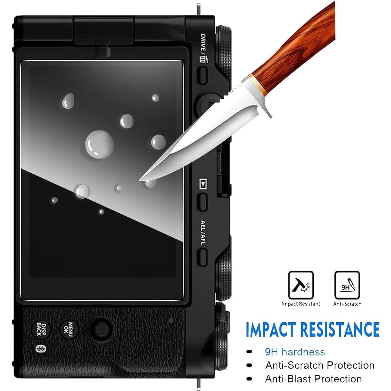 Protector de Pantalla Vidrio Templado Natbok para Fujifilm X-M5